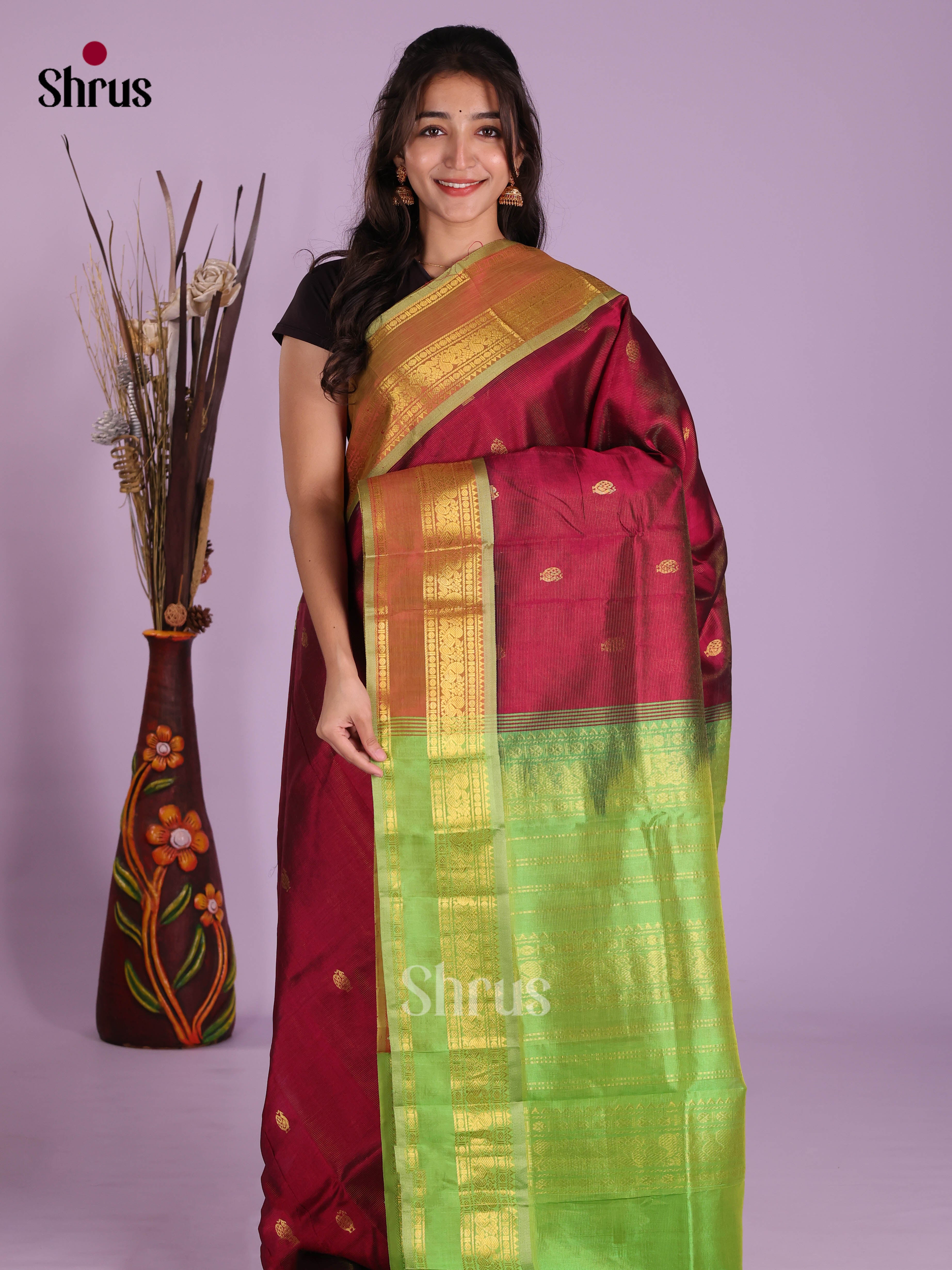 DKS04289 - Silk Cotton Saree
