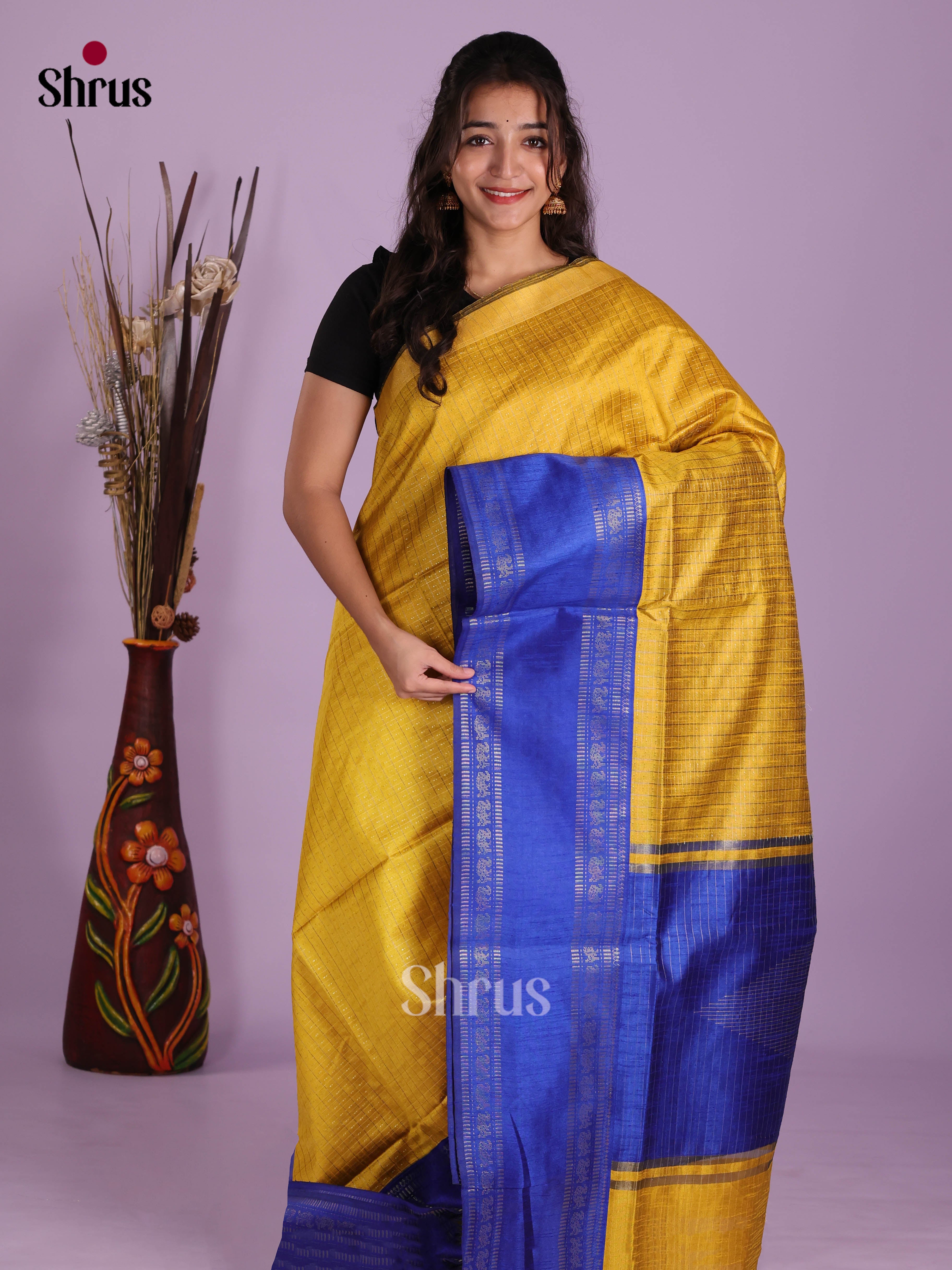 DKS05140 - Semi Rawsilk Saree
