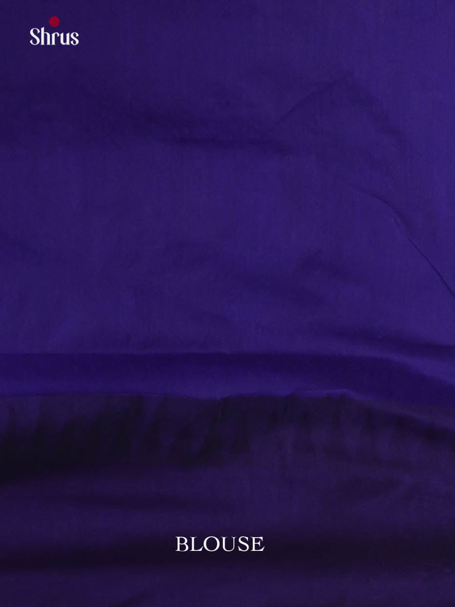 Pink & Blue - Kalyani Cotton Saree - Shop on Shrus.com
