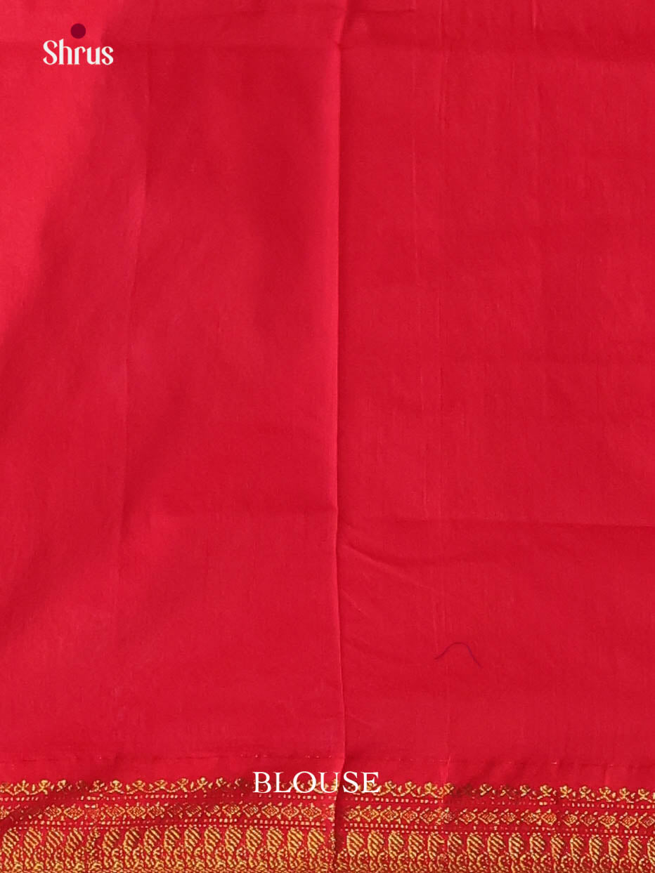 Green & Red- Kalyani Cotton Saree