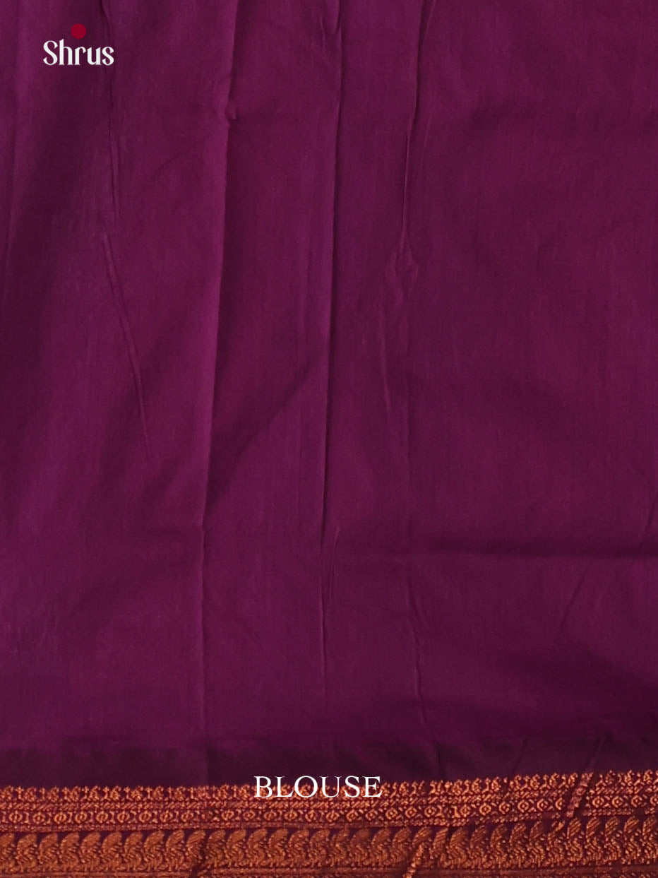 Mustard & Violet - Kalyani Cotton Saree