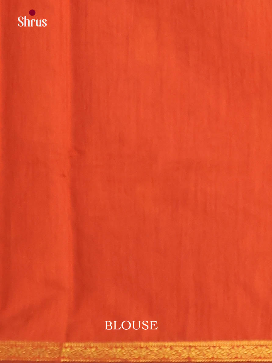 Violet & Brick- Semi Maheshwari Saree