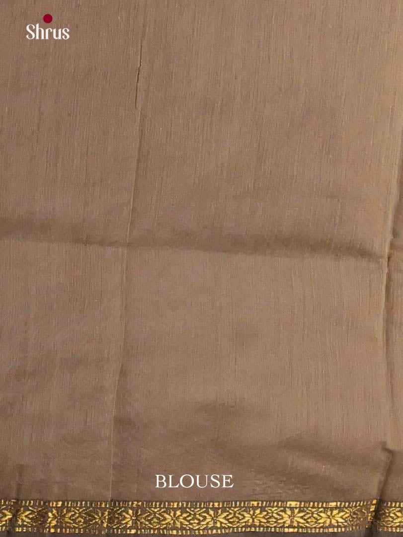 Violet & Grey - Semi Maheshwari Saree