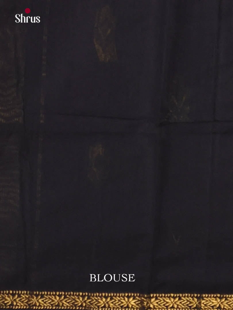 Majenta & Black - Semi Maheshwari Saree