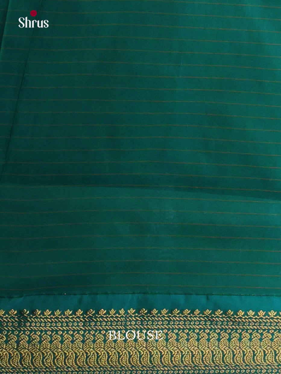 Pista Green & Green - Kalyani Cotton Saree - Shop on Shrus.com