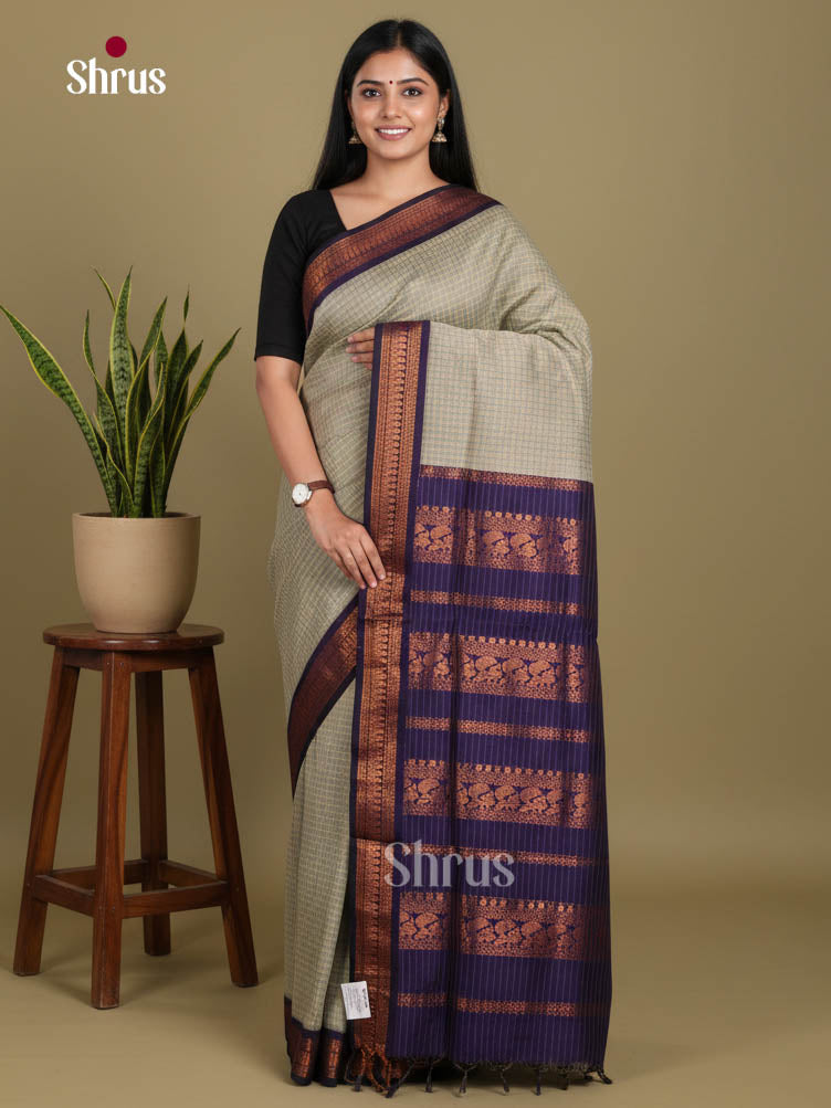 Elachi Green & Blue - Kalyani Cotton Saree
