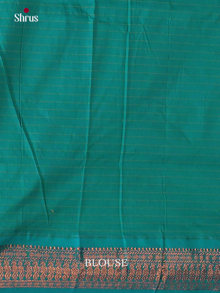 Maroon & Green- Kalyani Cotton Saree - Shop on Shrus.com