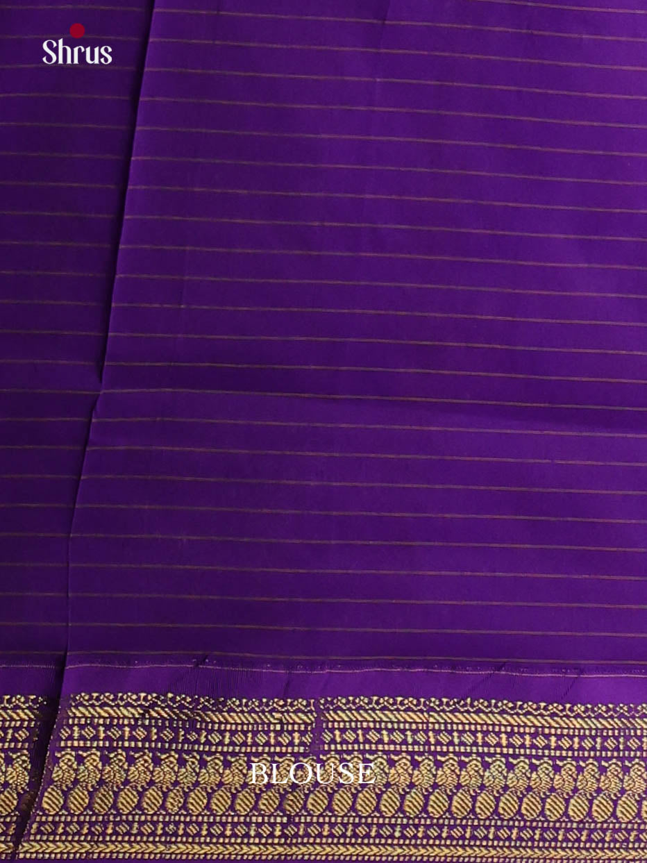 Lilac & Purple- Kalyani Cotton Saree - Shop on Shrus.com