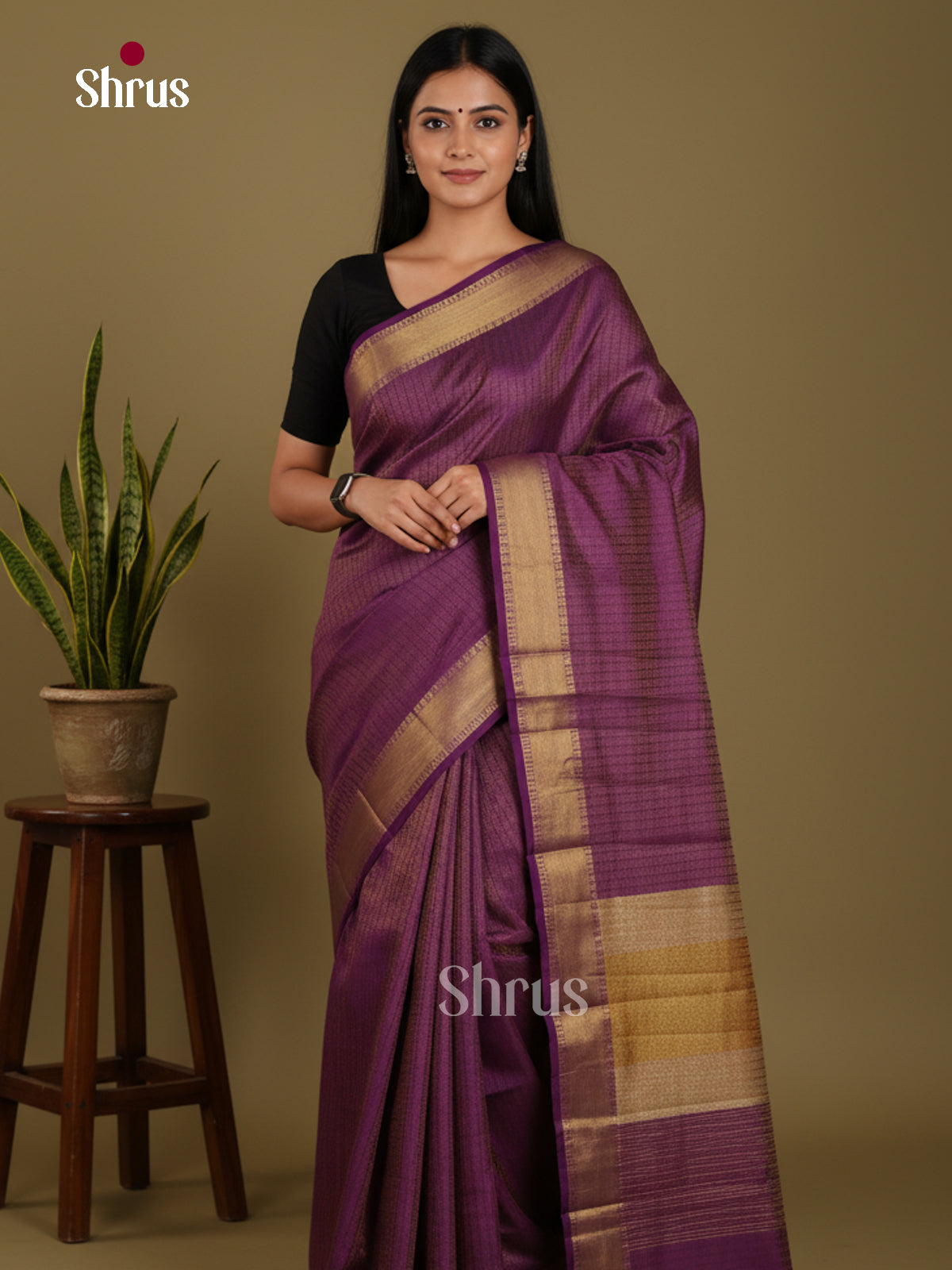 DKS06093 - Semi Rawsilk Saree