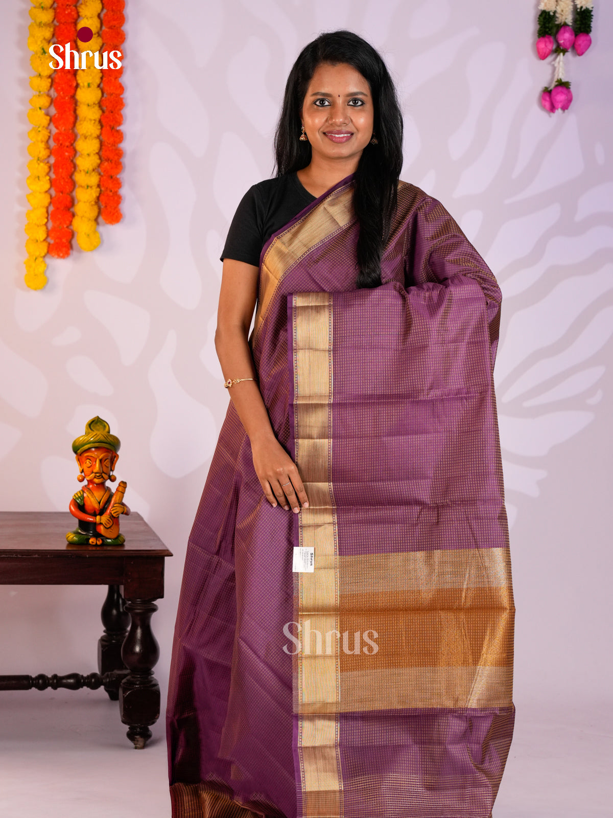 DKS06097 - Semi Rawsilk Saree