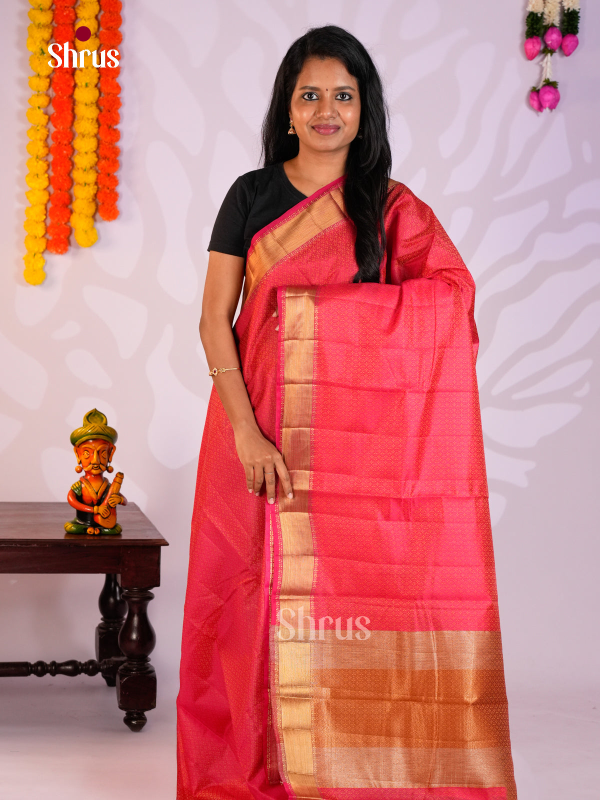 DKS06112 - Semi Rawsilk Saree