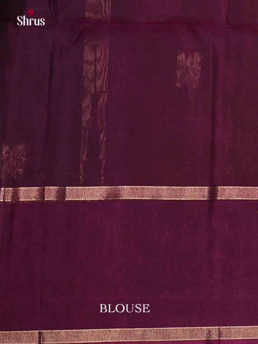 Peacock Blue & Maroon - Timeless Silk Cotton Saree