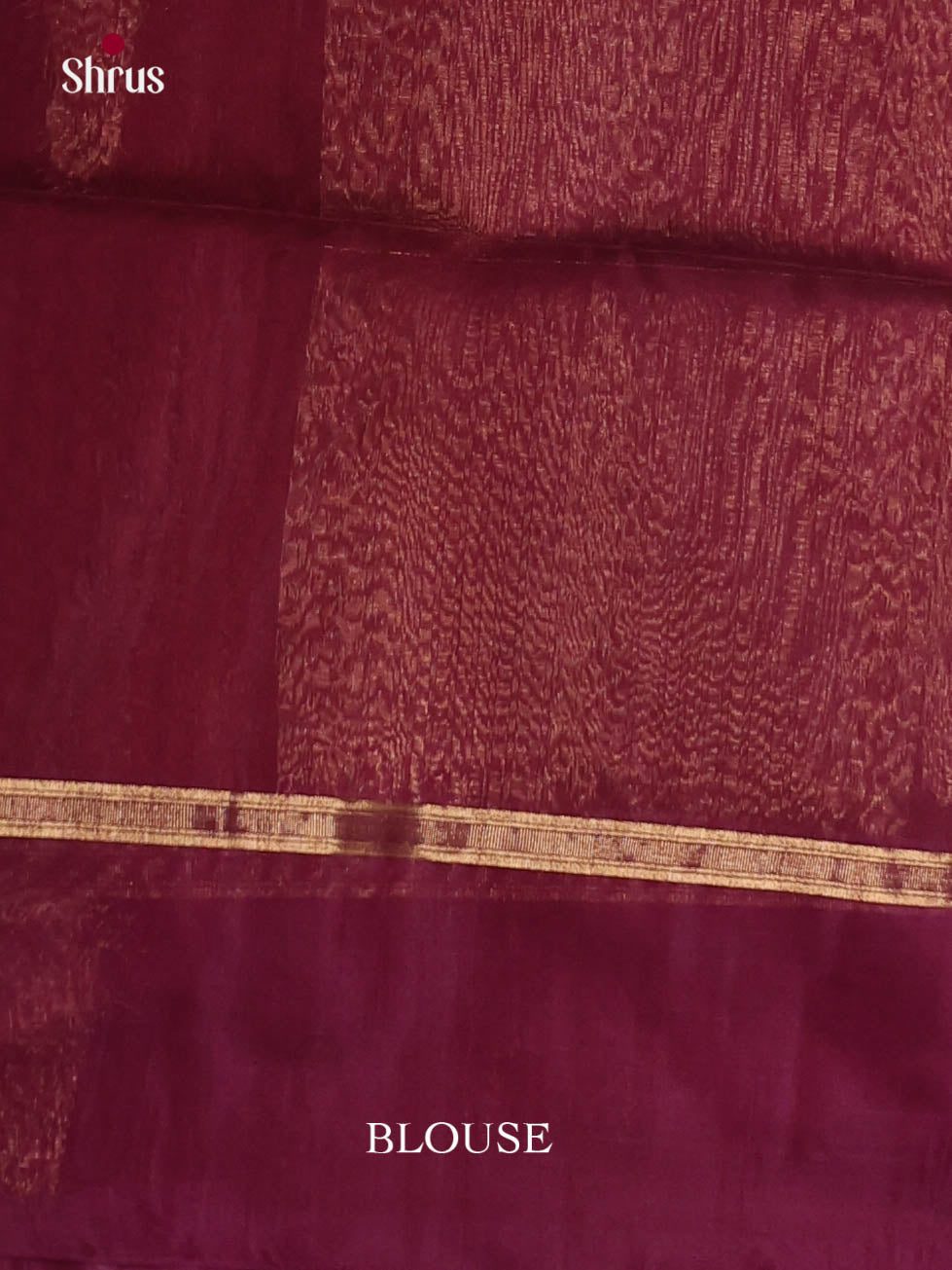 Rust & Maroon - Timeless Silk Cotton Saree - Shop on Shrus.com
