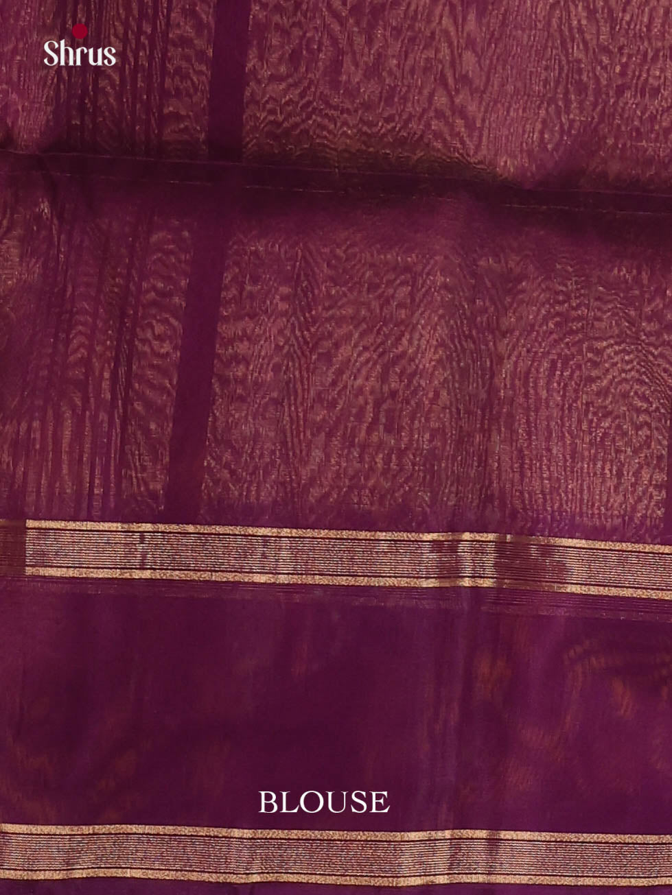 Double Shaded Peacock Blue & Wine - Timeless Silk Cotton Saree - Shop on Shrus.com