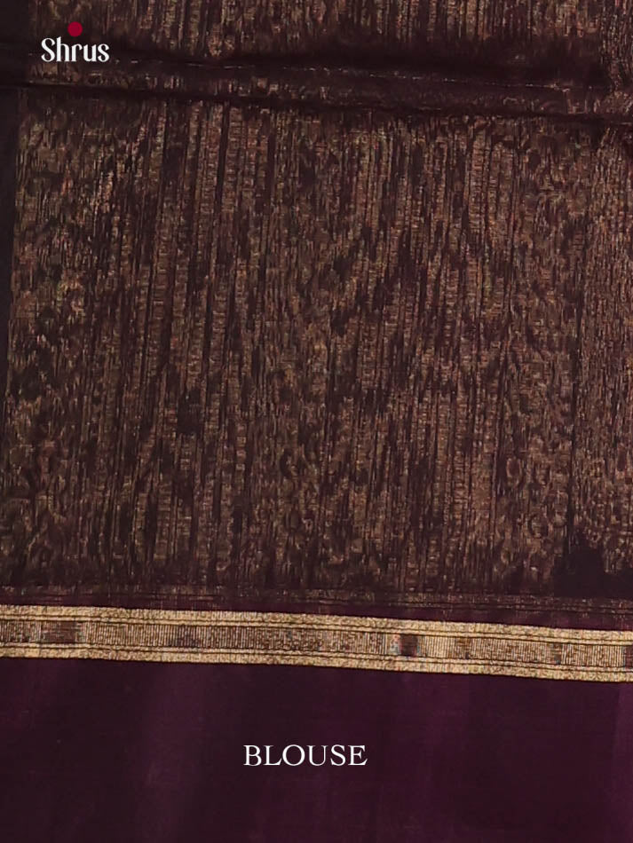 Green & Violet  - Timeless Silk Cotton Saree - Shop on Shrus.com