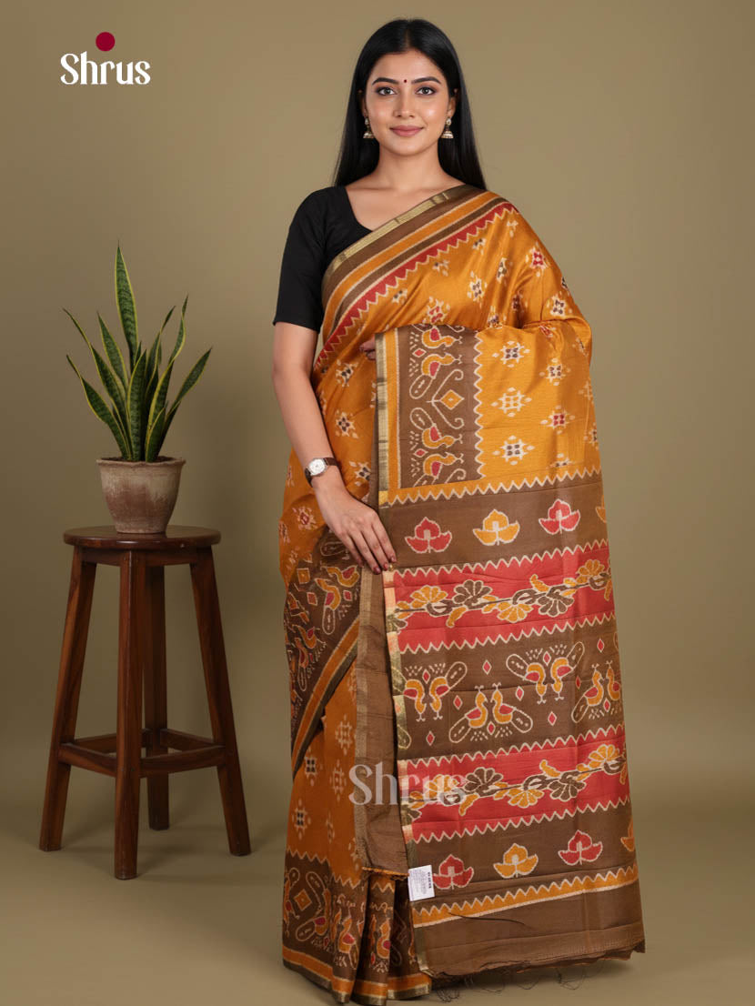 DKS07006 - Semi Patola Saree