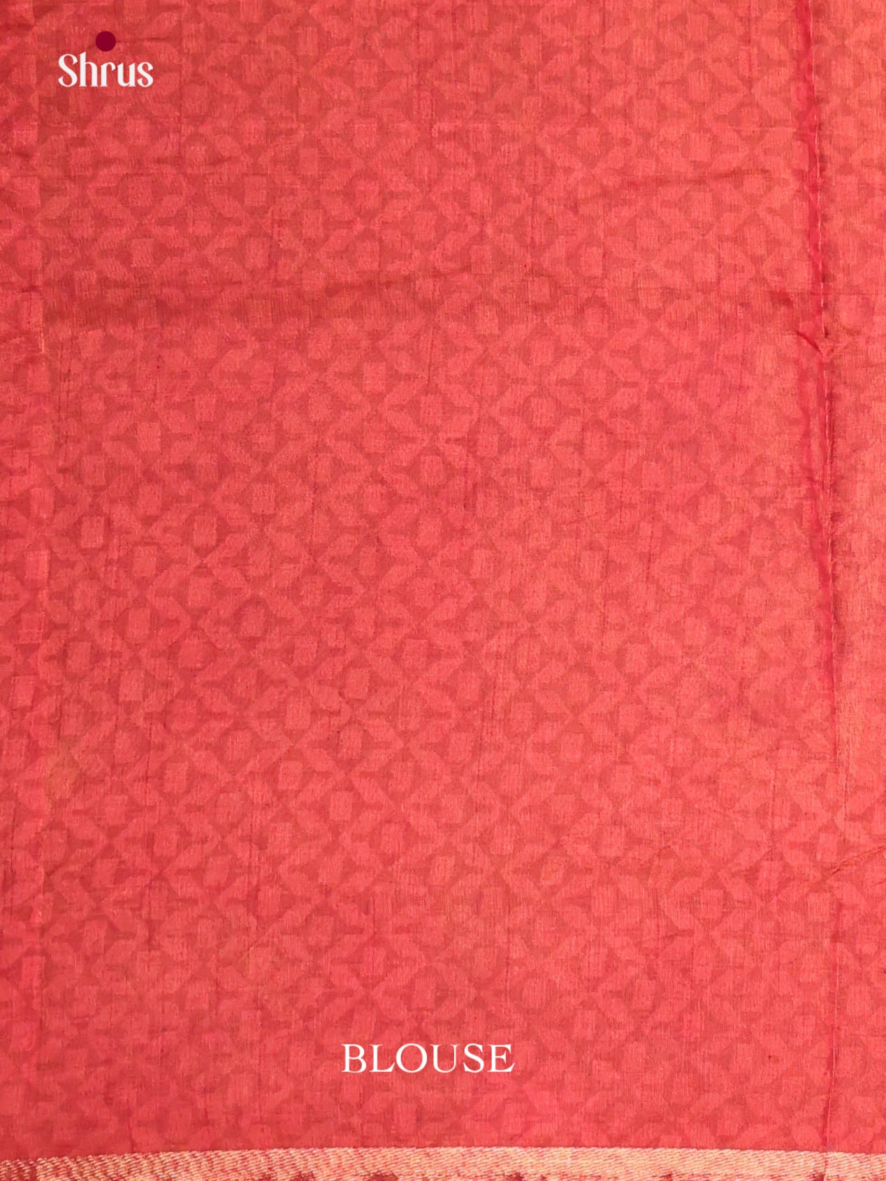 Mehandi & Brick - Semi Patola Saree