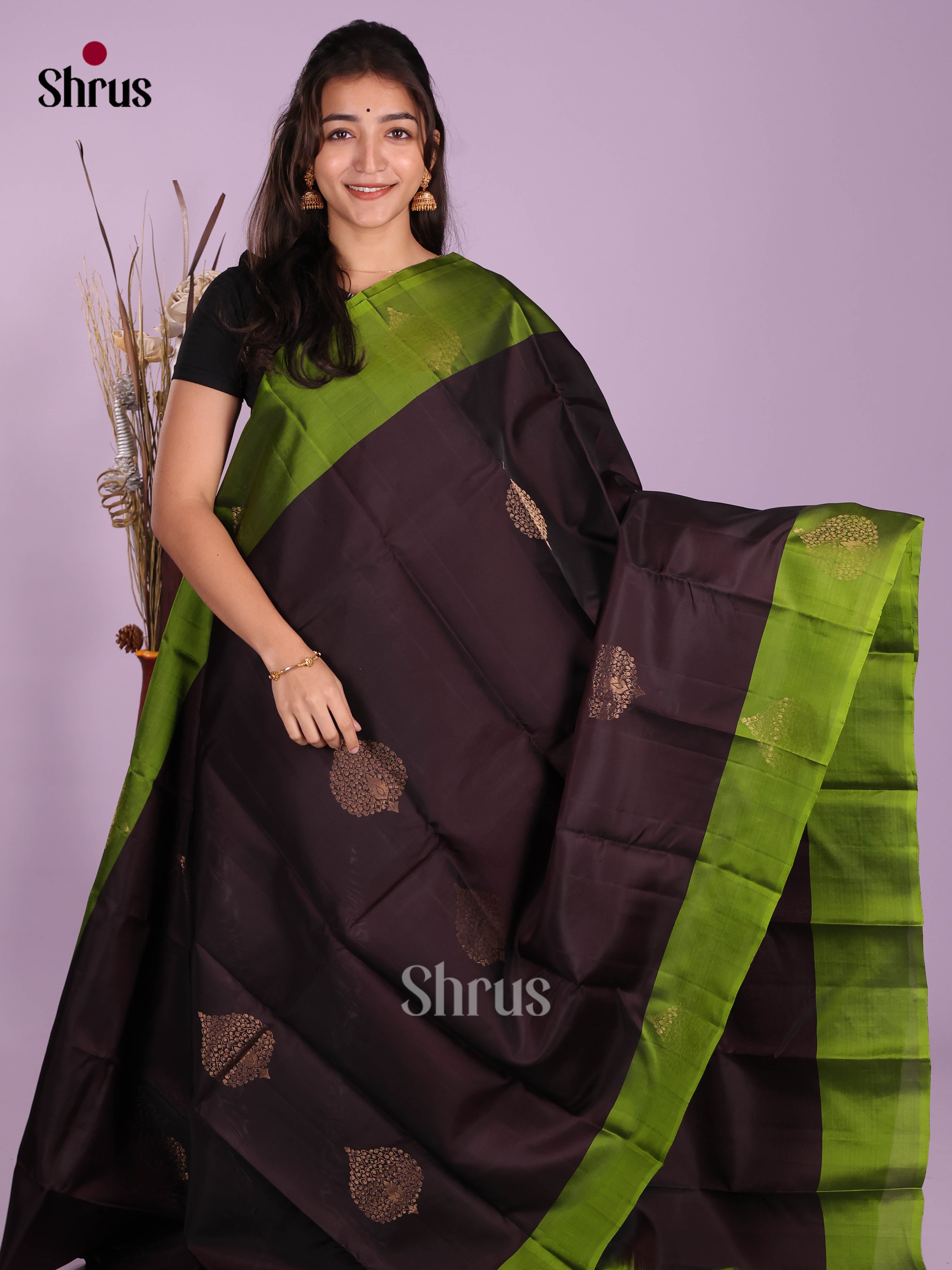 DKS08008 - Softsilk-halfpure Saree - Shop on Shrus.com