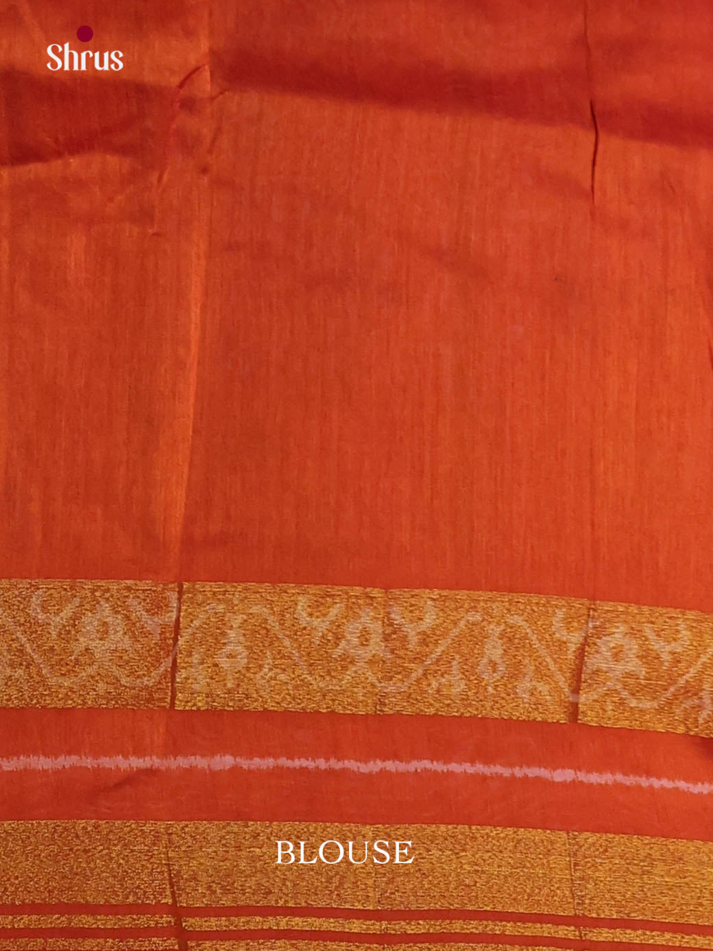 Pink & Brick - Semi Patola Saree