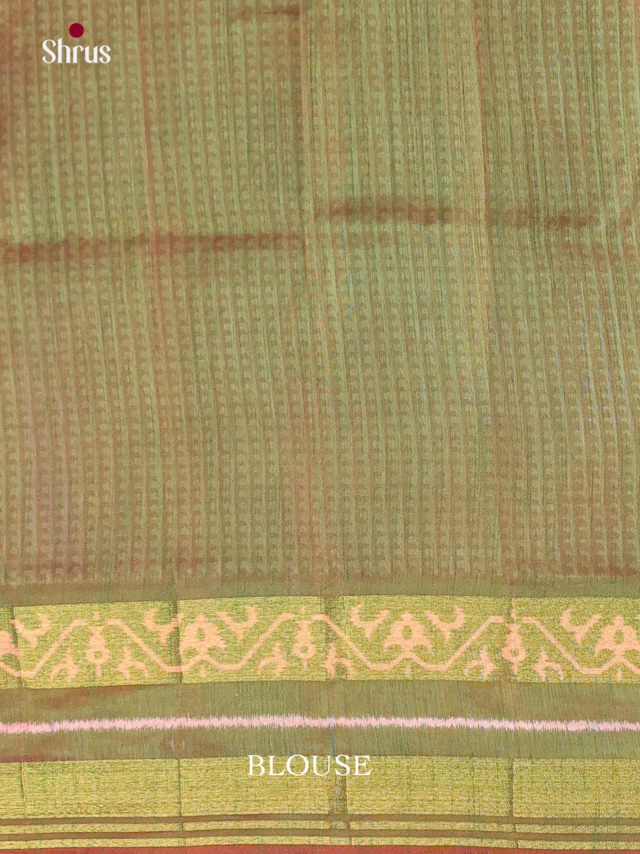 Pink & Green - Semi Patola Saree