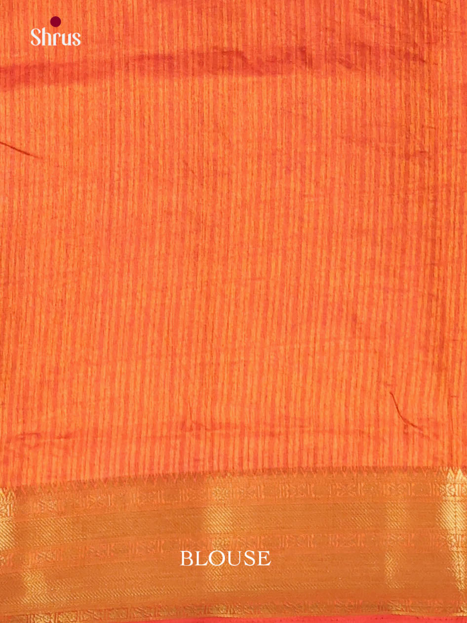 Pink & Orange - Semi Patola Saree