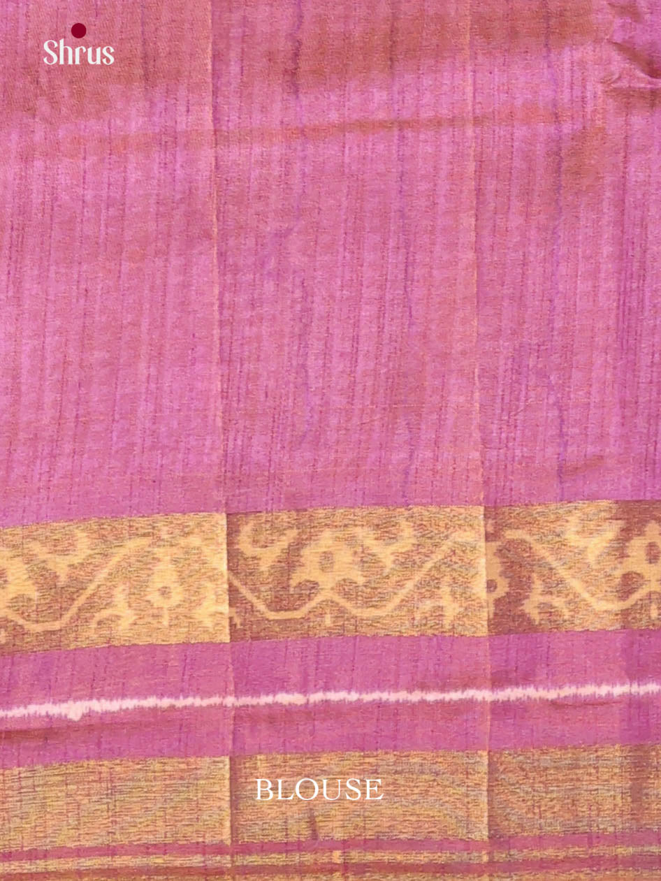 Green & Purple - Semi Patola Saree