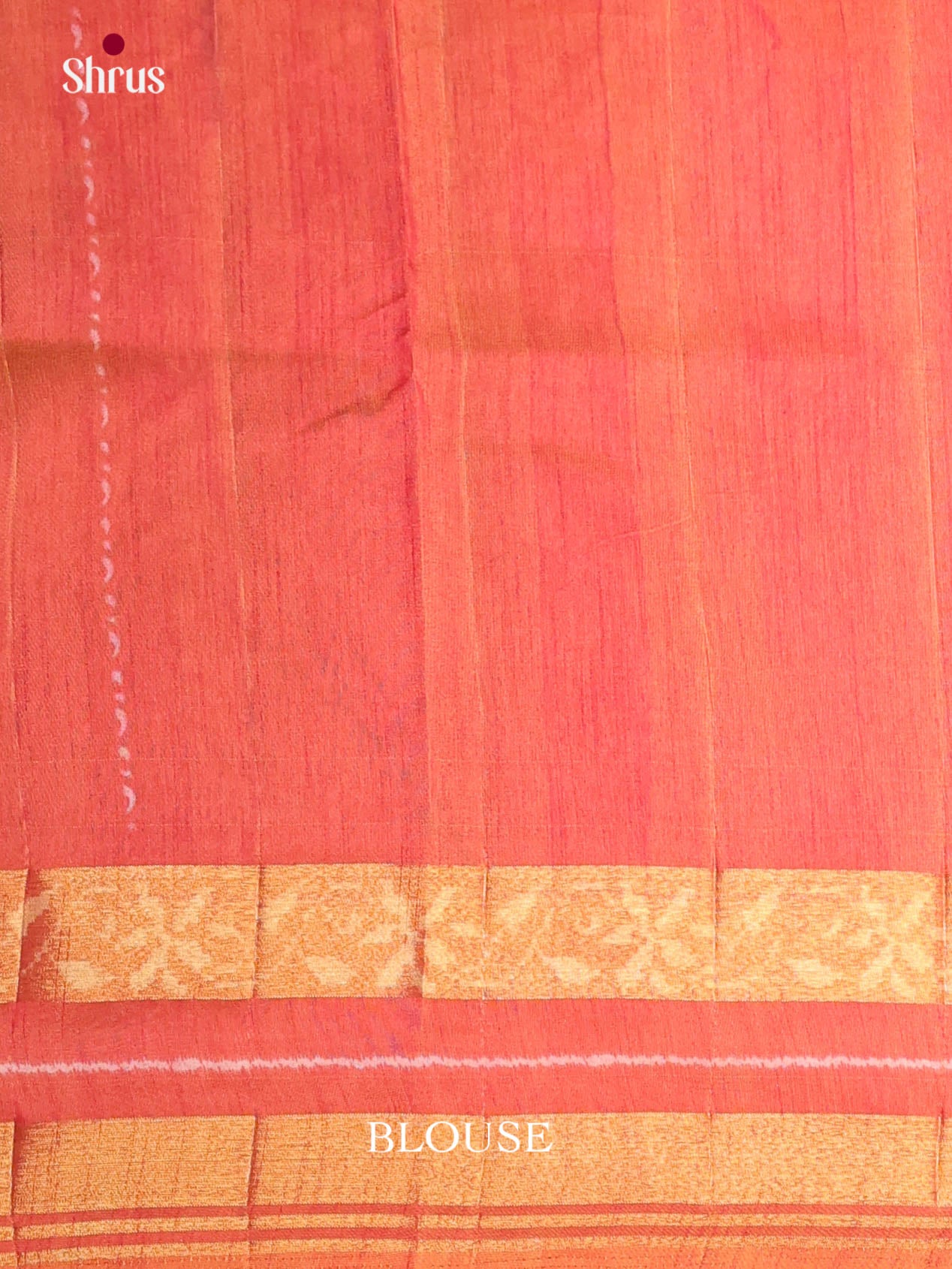 Brown & Orange - Semi Patola Saree