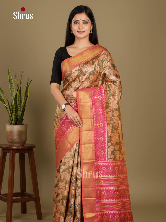 DKS08157 - Semi Patola Saree