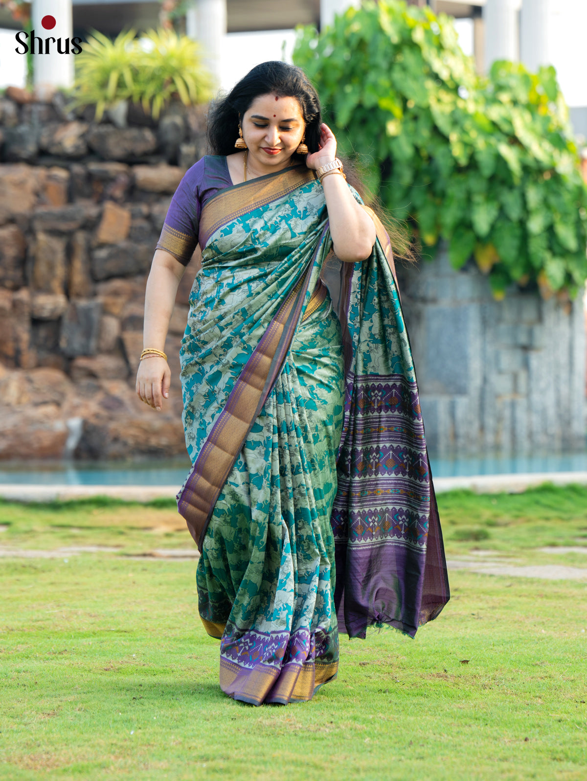 DKS08167 - Semi Patola Saree