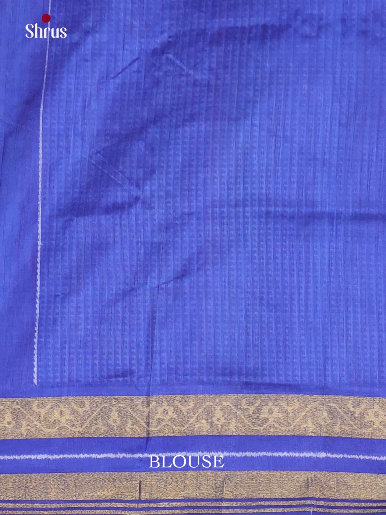 Blue- Semi Patola Saree