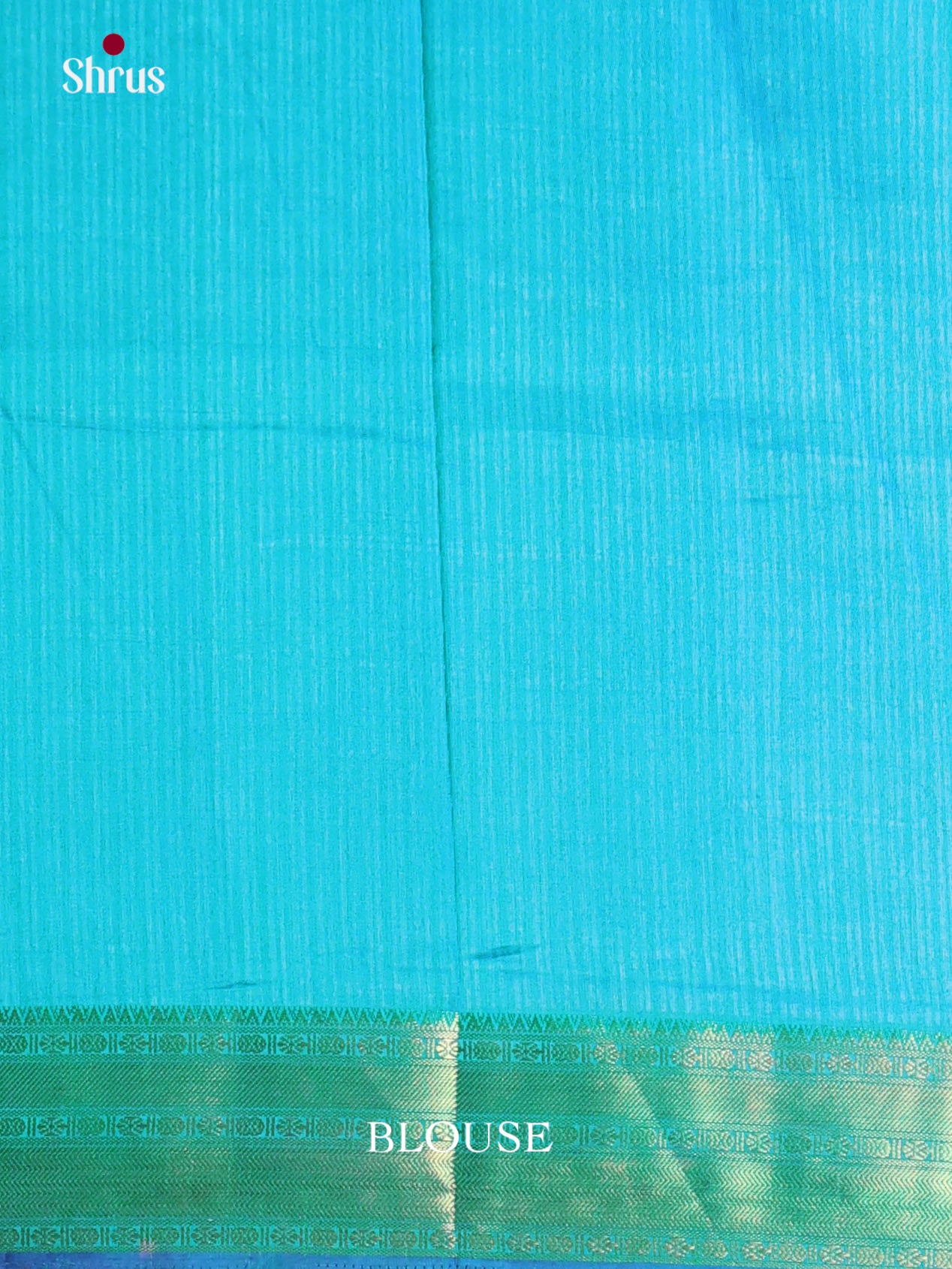 Blue & Sky Blue - Semi Patola Saree