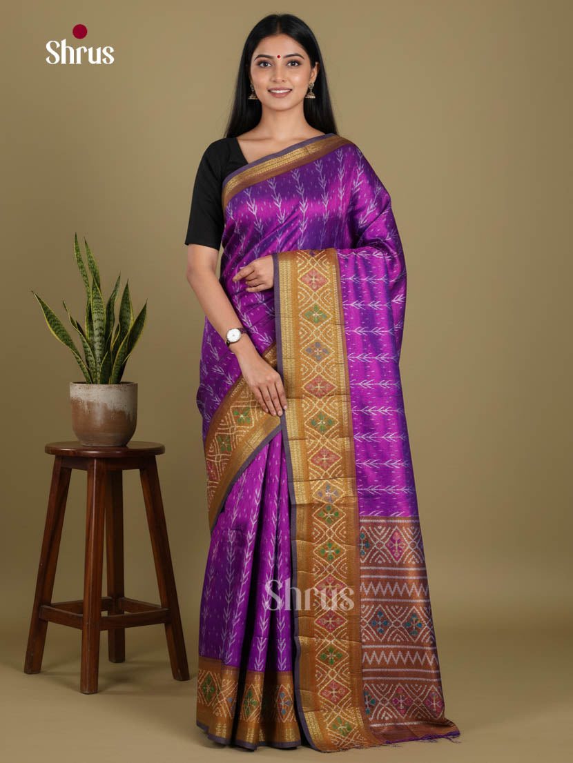 DKS08195 - Semi Patola Saree