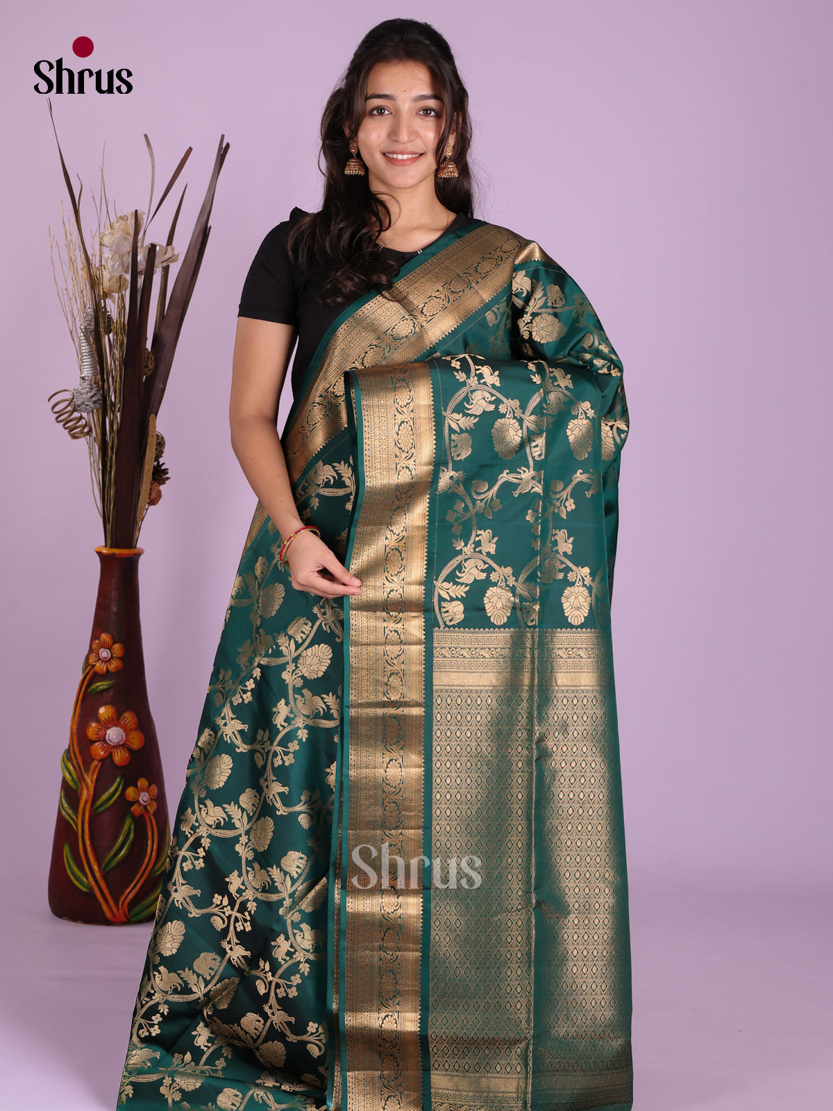 DKS08200 - Soft Silk (HR) Saree - Shop on Shrus.com