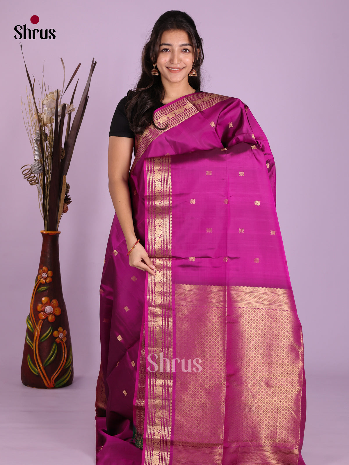 DKS08206 - Soft Silk (HR) Saree