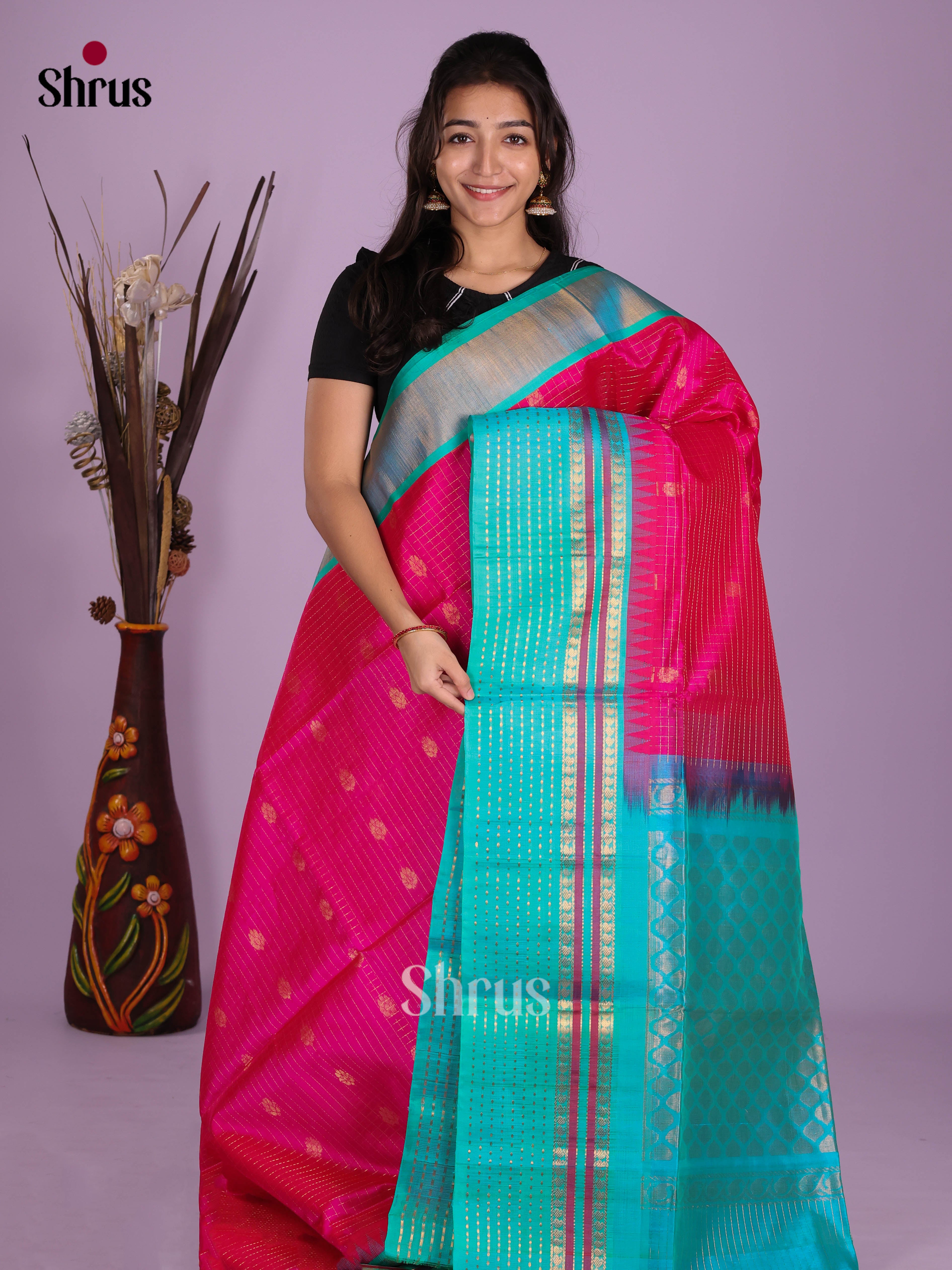 DKS08229 - Silk Cotton Saree