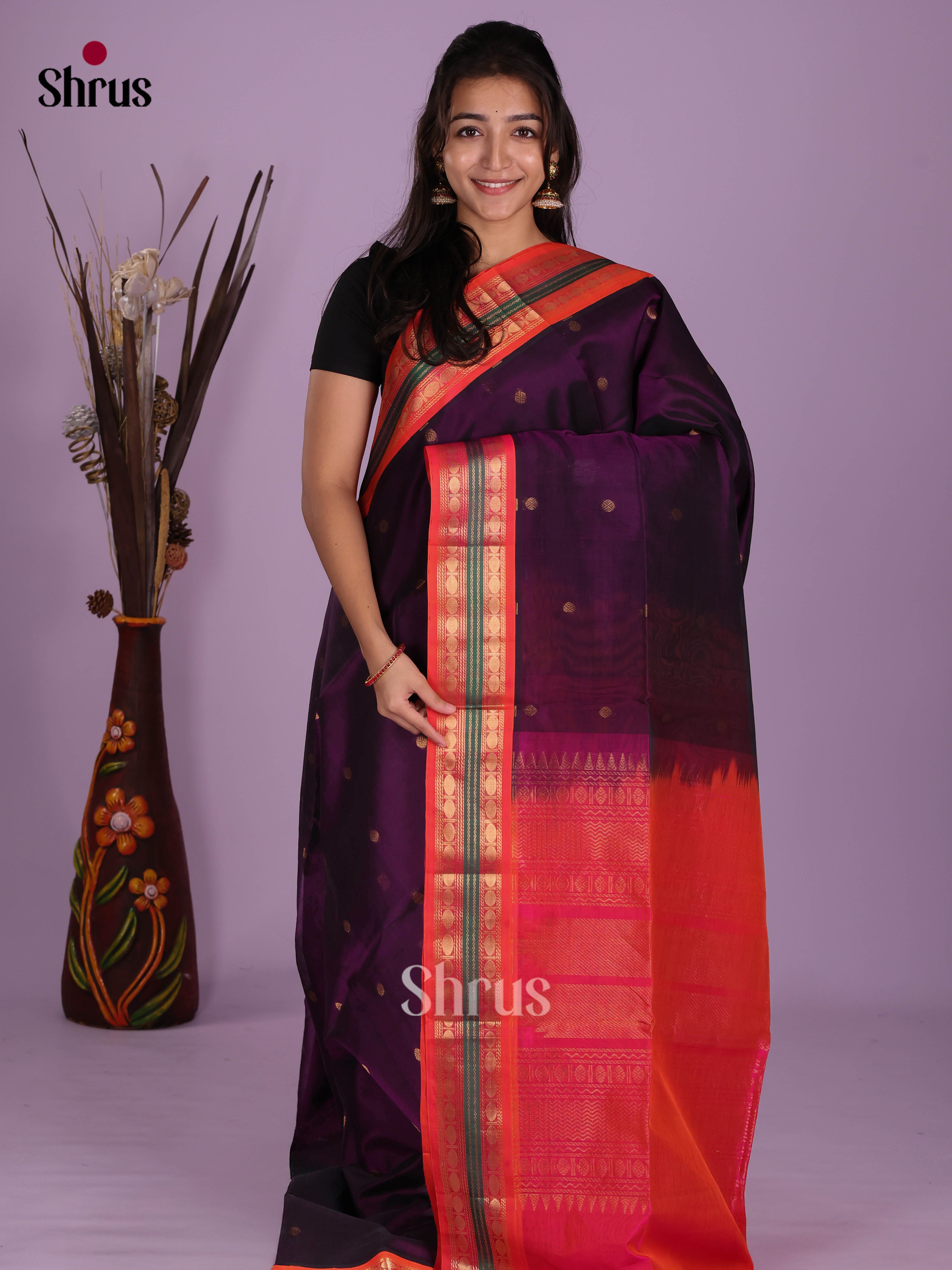 DKS08245 - Silk Cotton Saree
