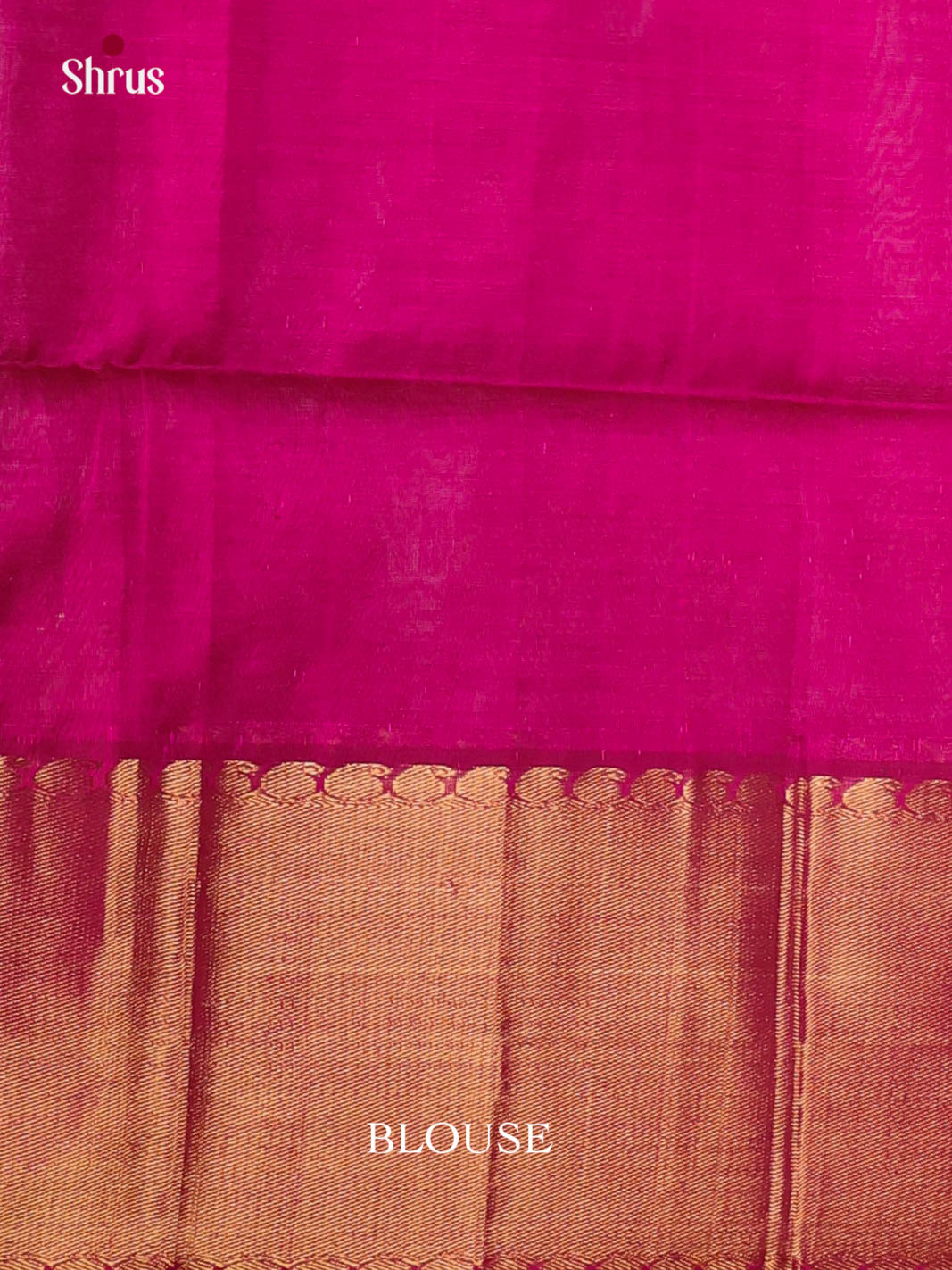 Dark Pink (Single Tone)- Silk Cotton Saree