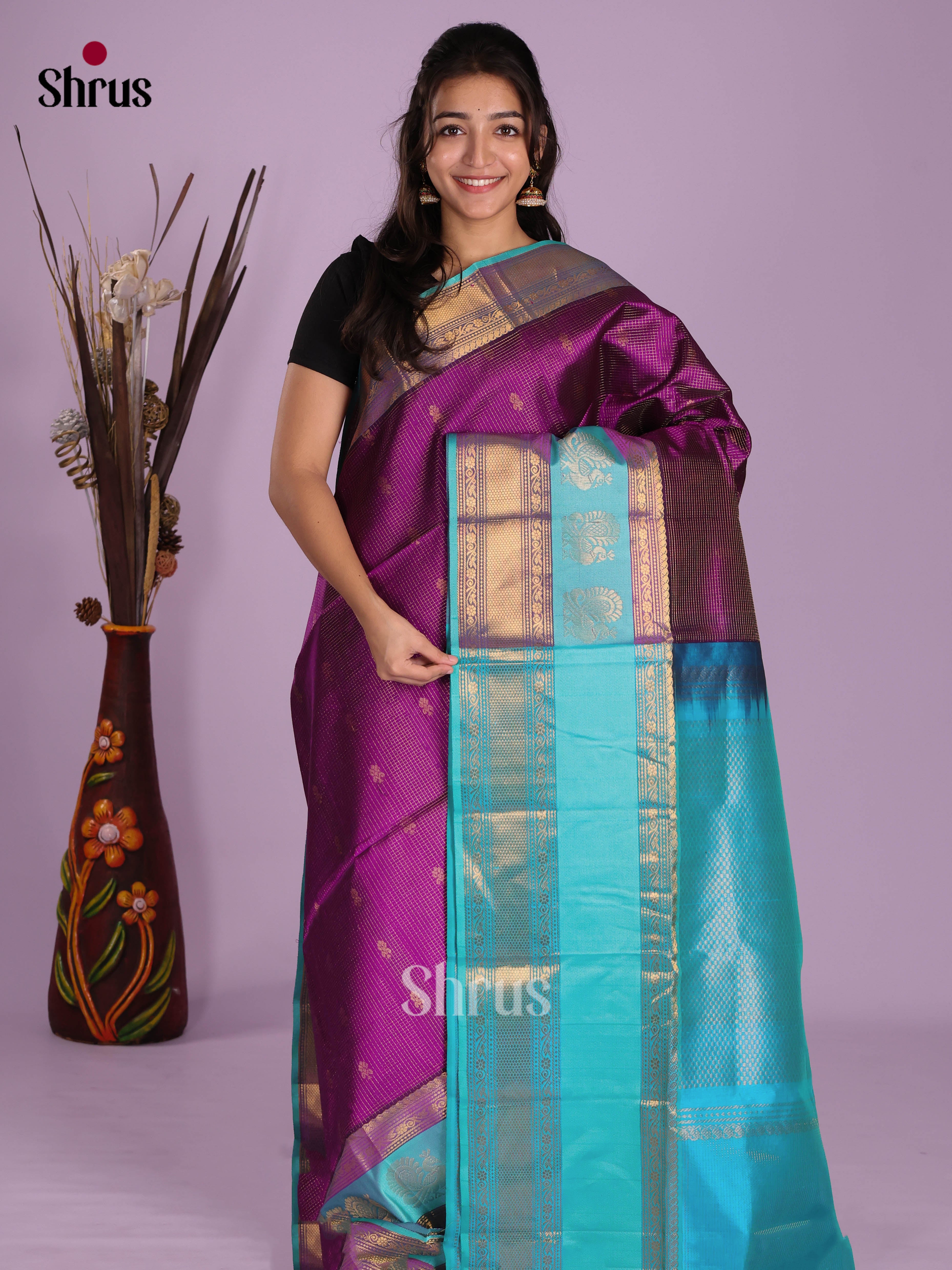 DKS08282 - Silk Cotton Saree