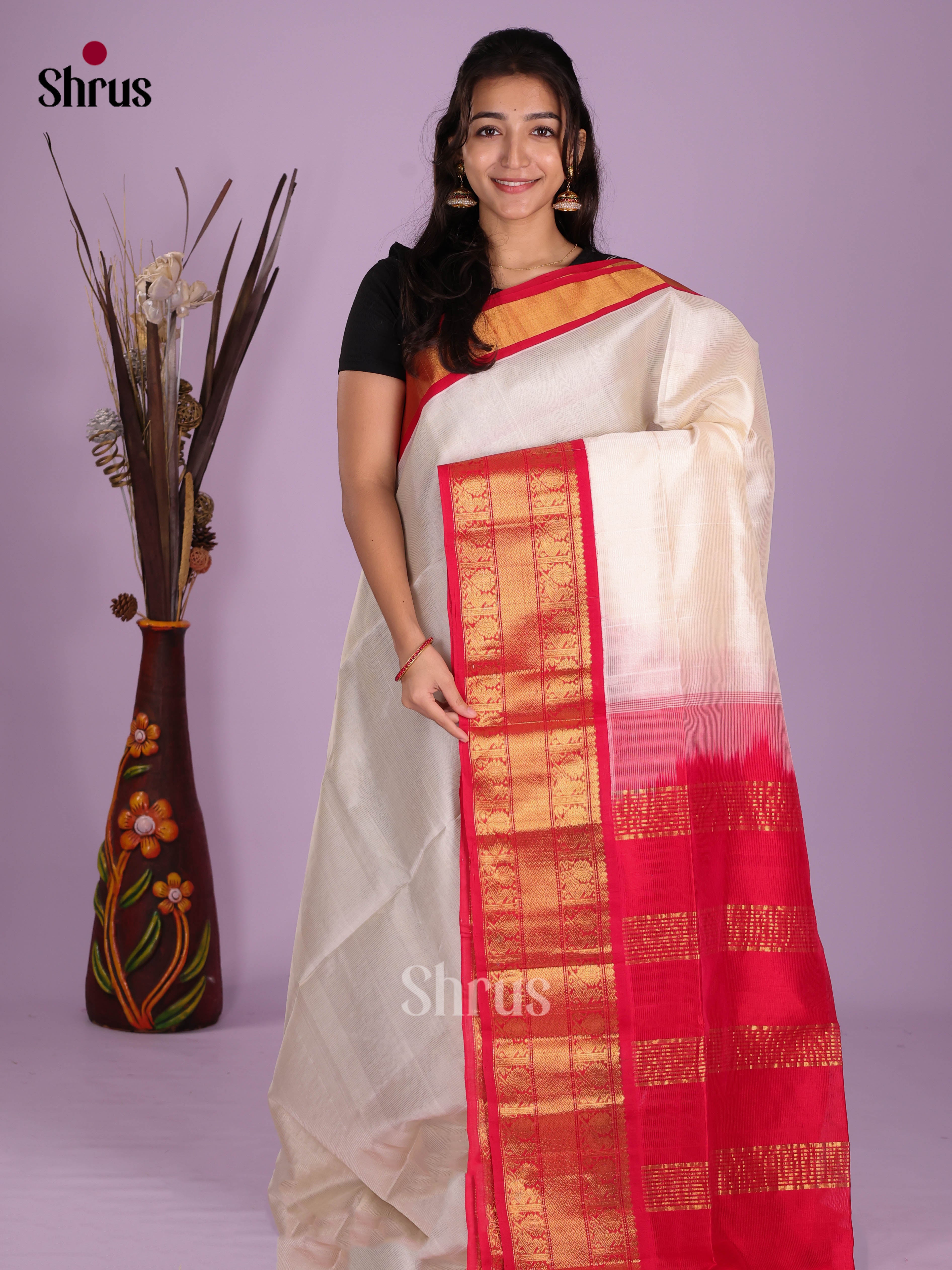 DKS08288 - Silk Cotton Saree