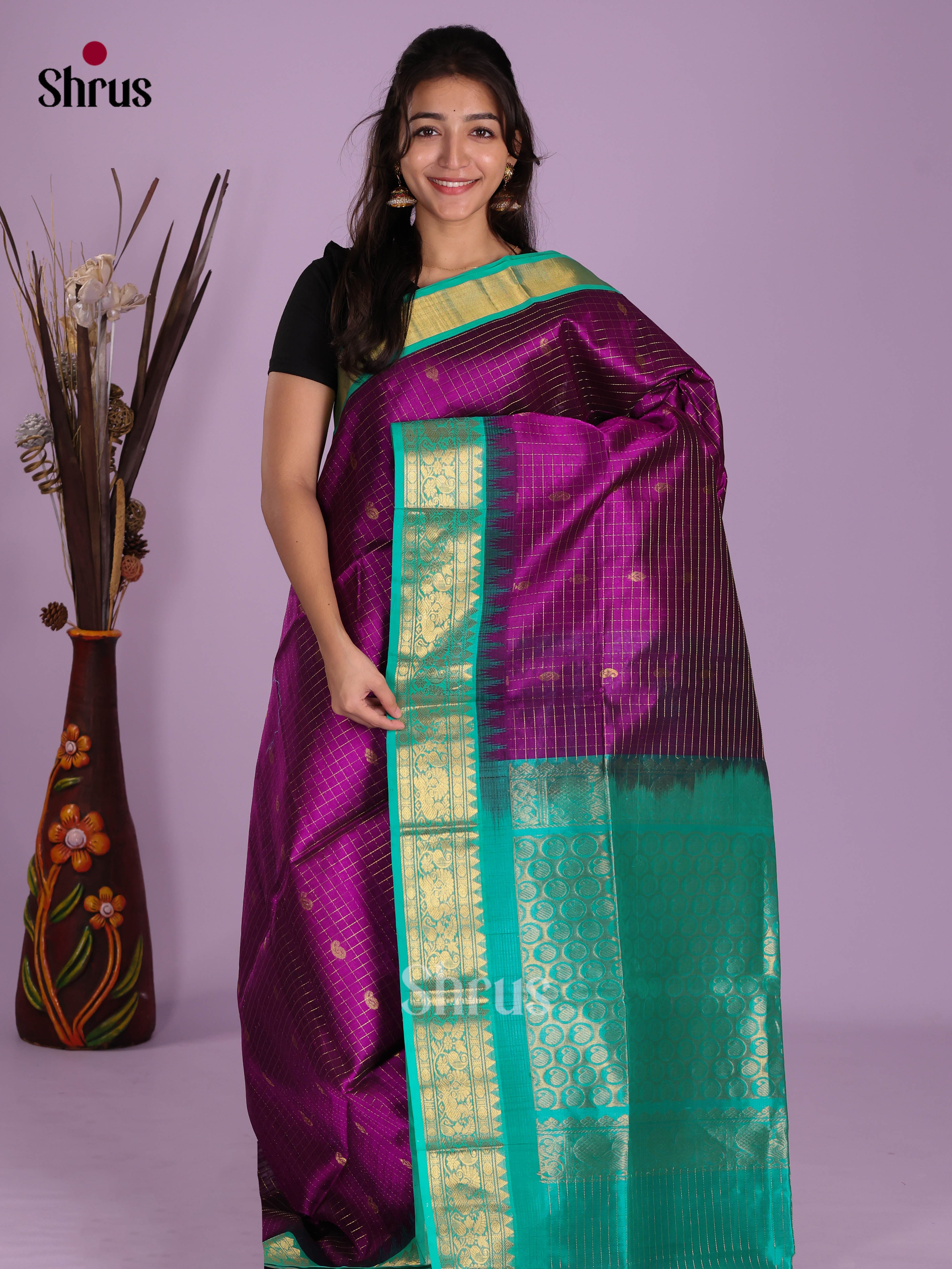 DKS08305 - Silk Cotton Saree