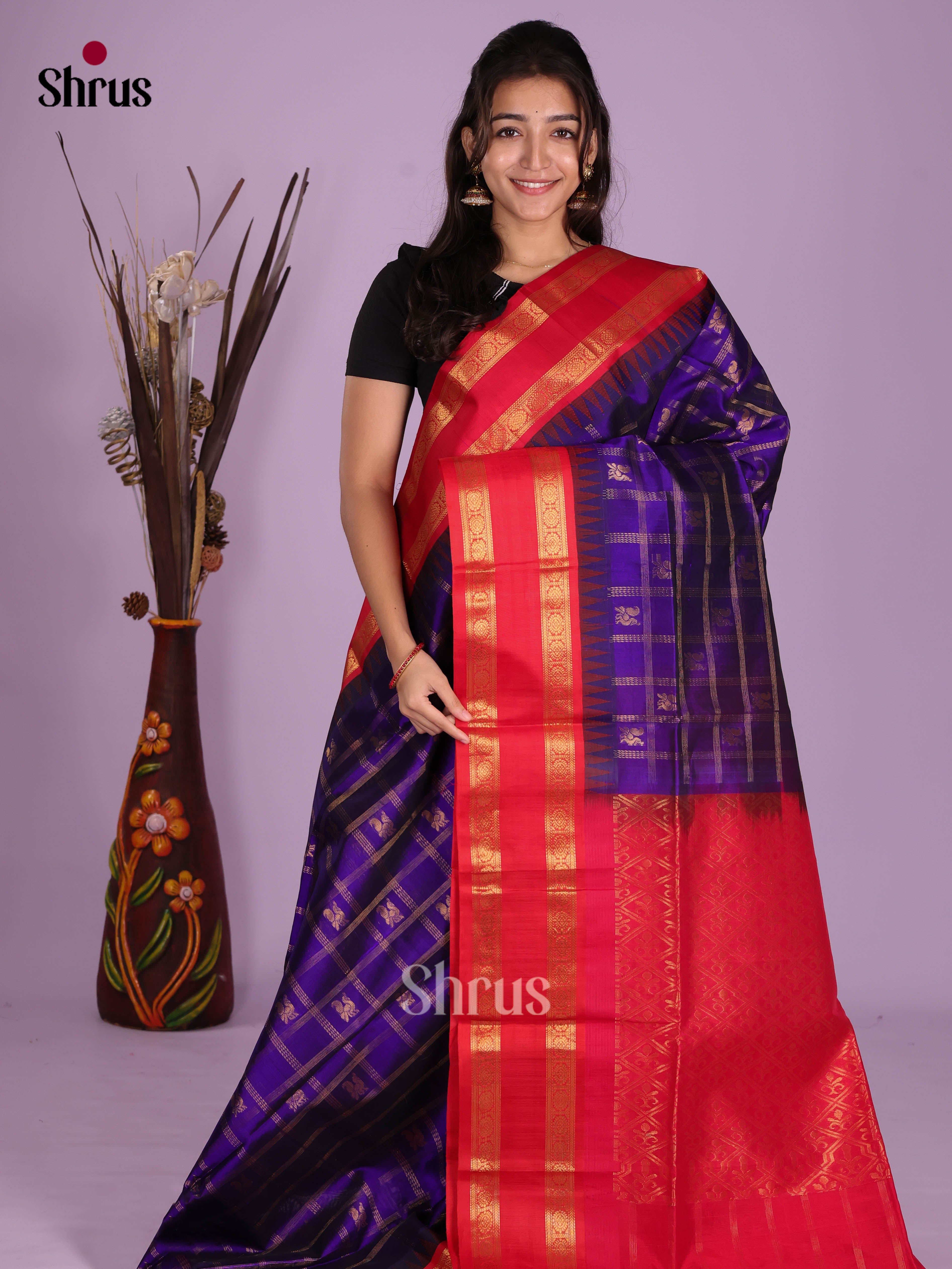DKS08311 - Silk Cotton Saree