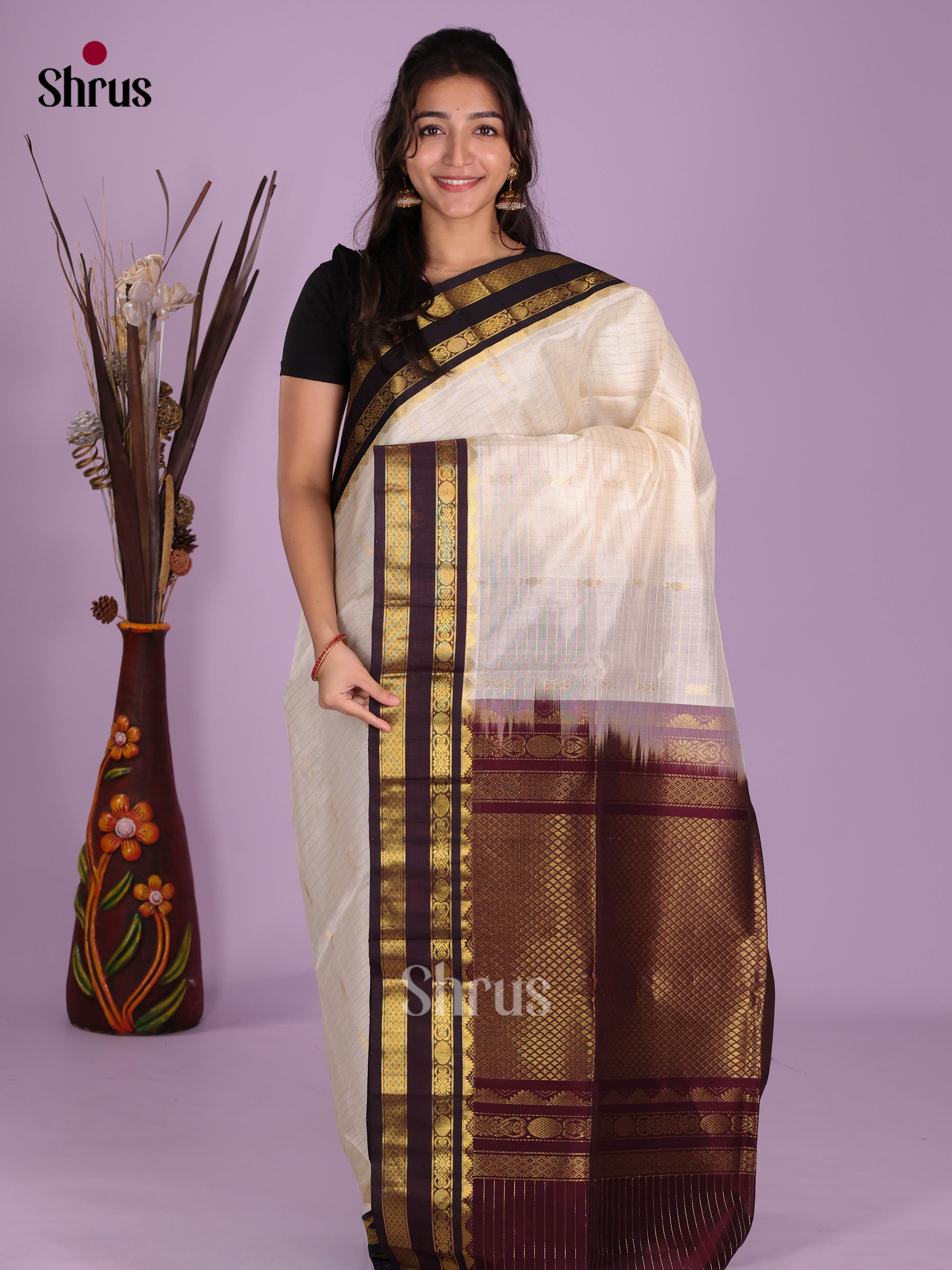 DKS08315 - Silk Cotton Saree