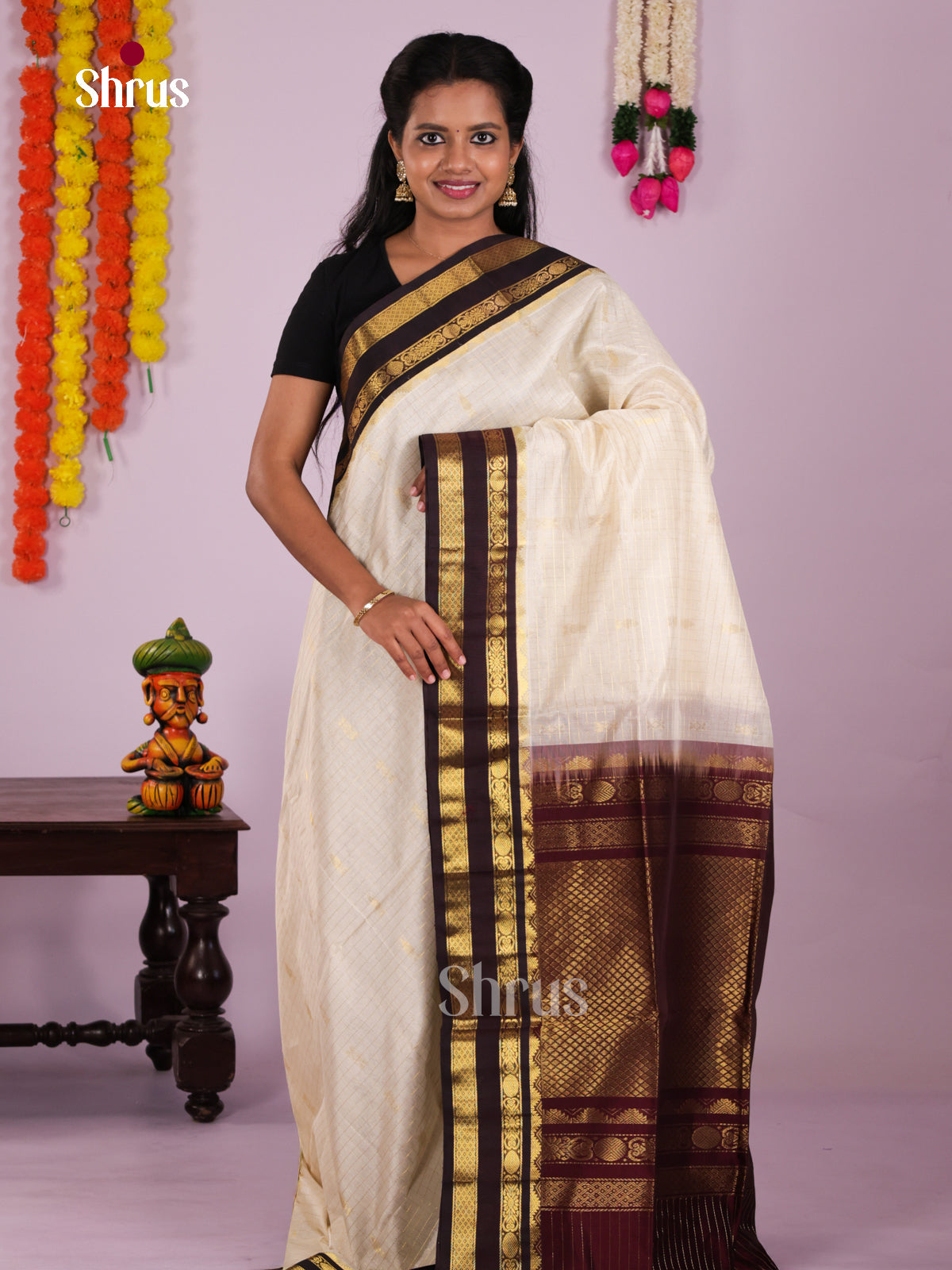 DKS08315 - Silk Cotton Saree