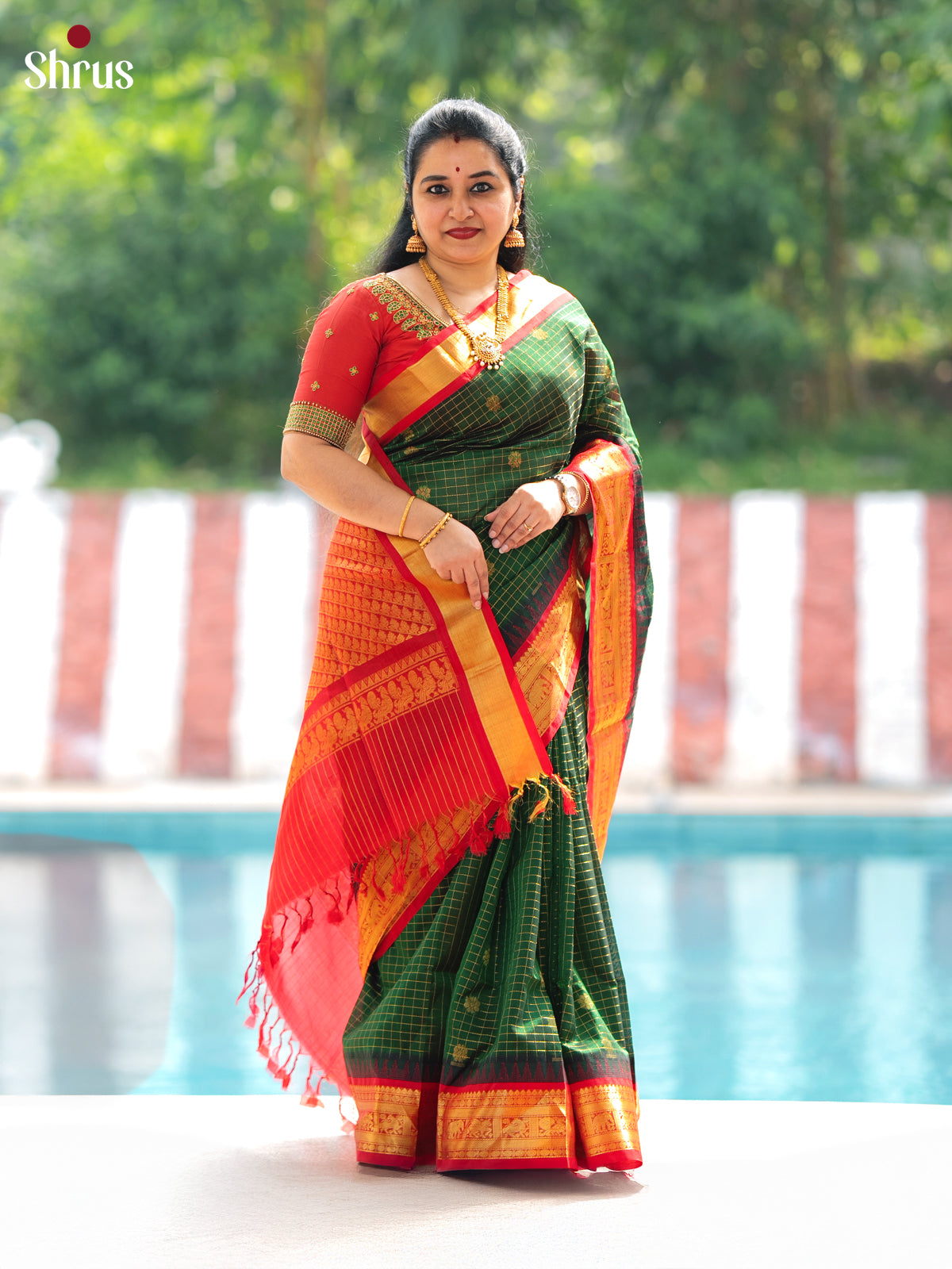 11a DKS08317 - Silk Cotton Saree