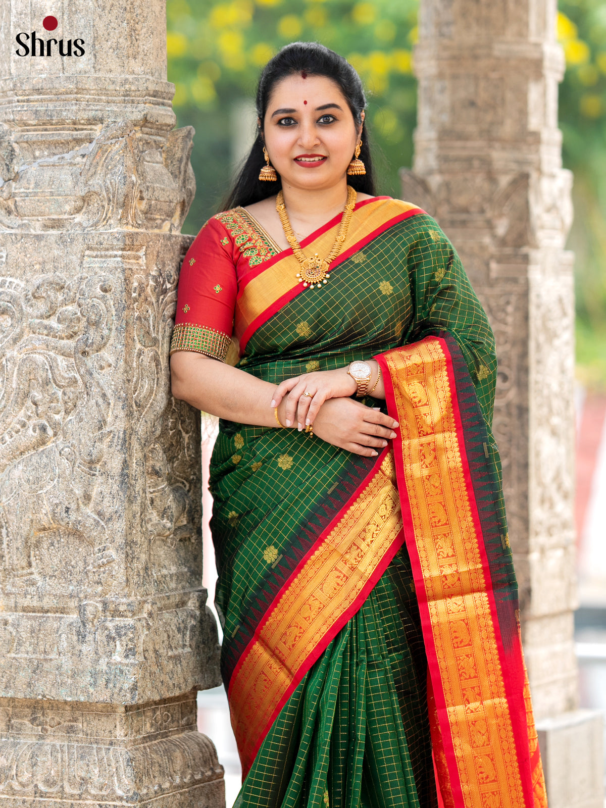 11a DKS08317 - Silk Cotton Saree