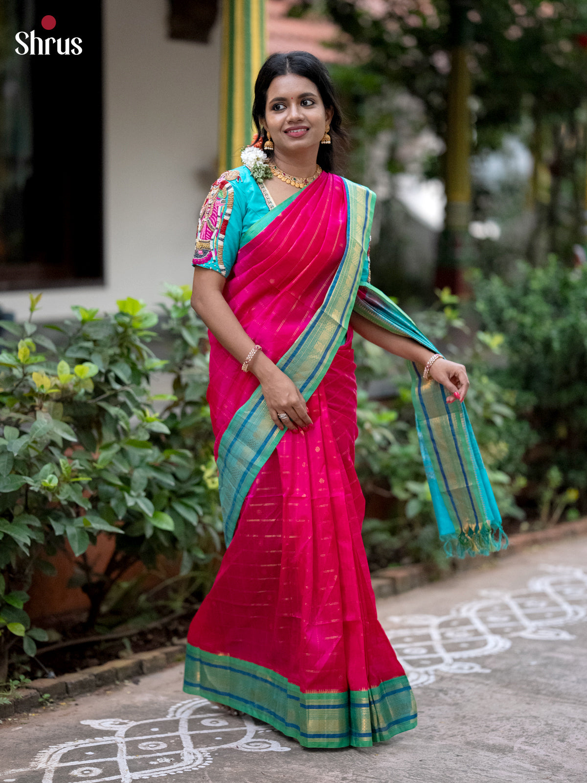 DKS08318 - Silk Cotton Saree