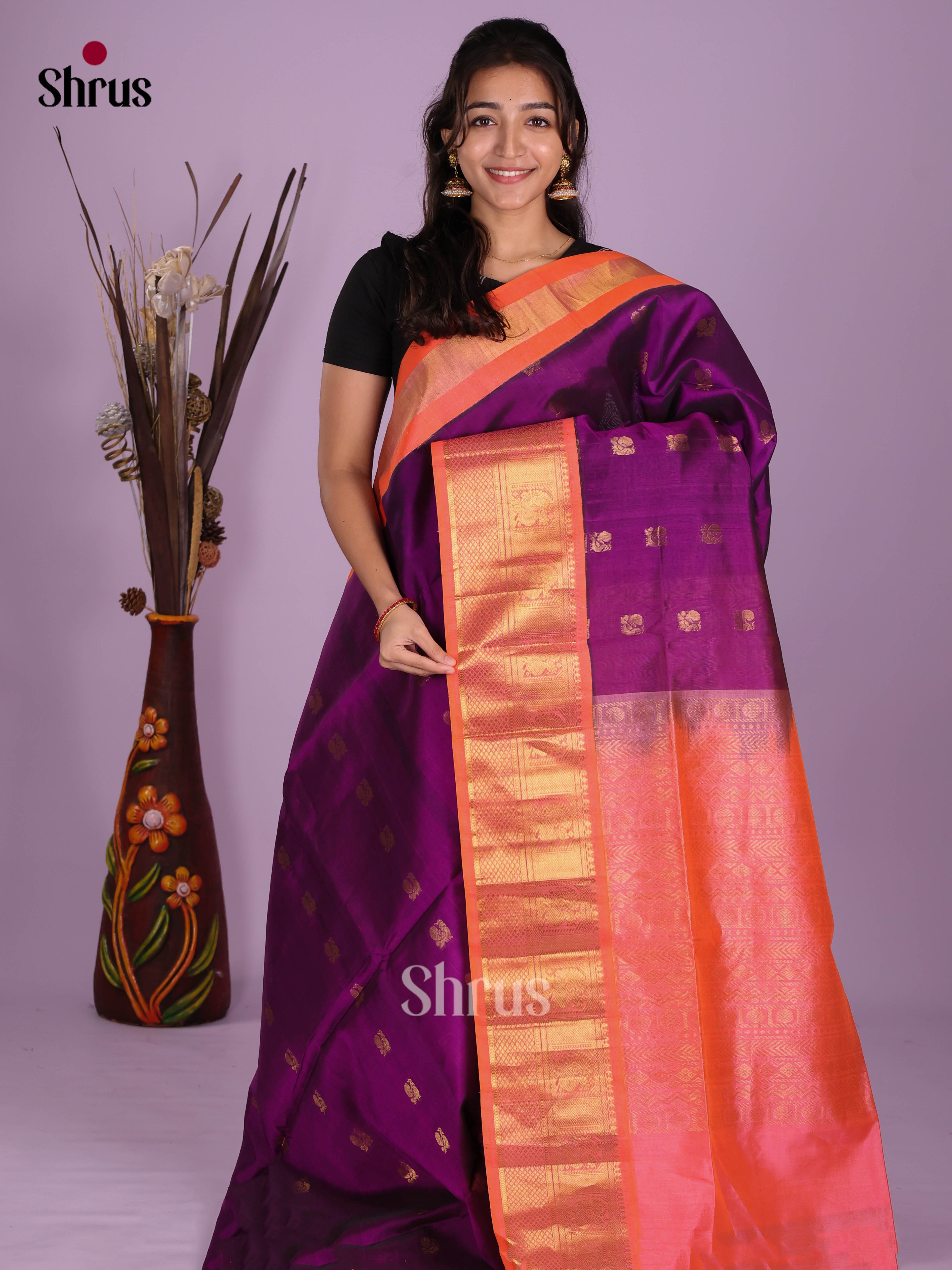 DKS08321 - Silk Cotton Saree