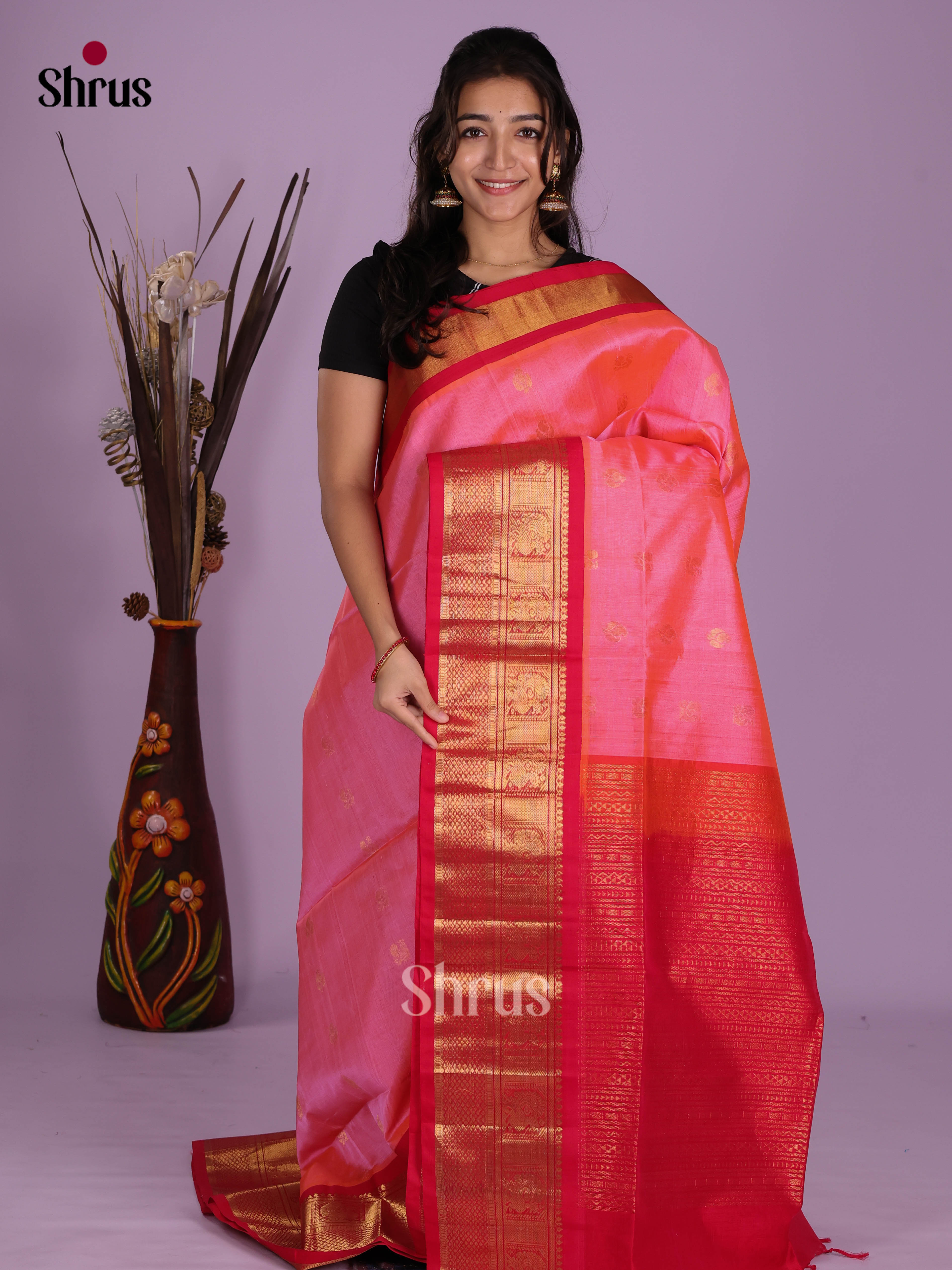 DKS08322 - Silk Cotton Saree
