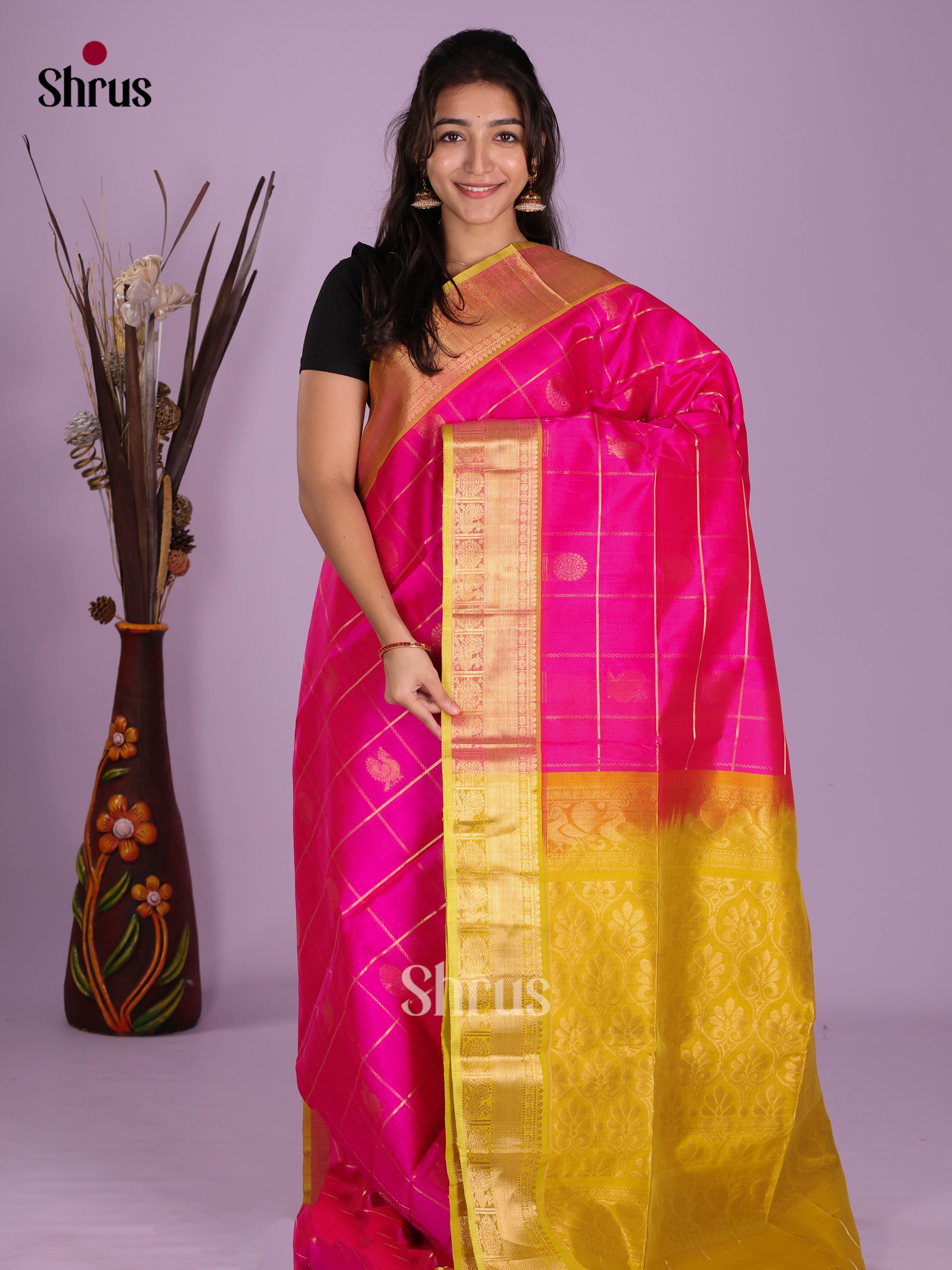 DKS08332 - Silk Cotton Saree