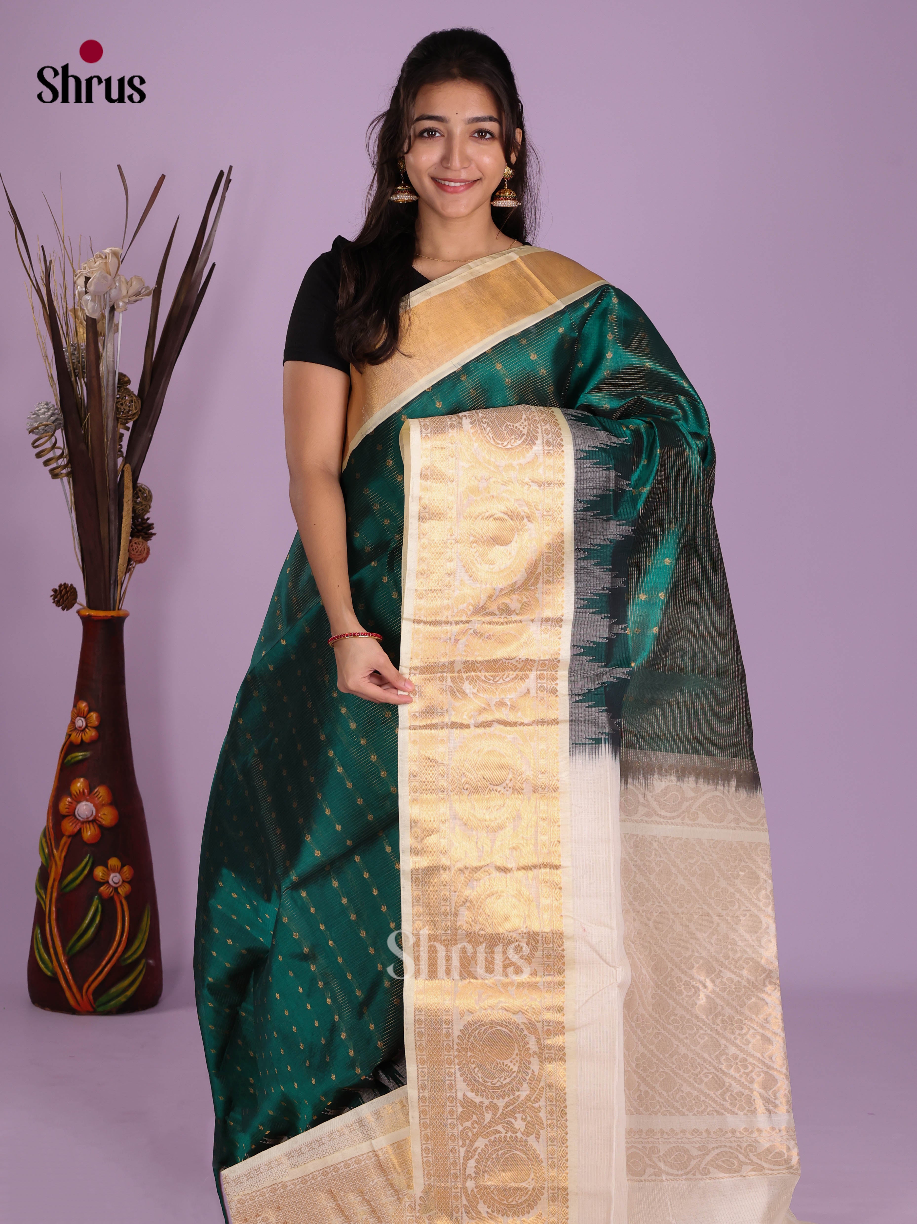 DKS08360 - Silk Cotton Saree